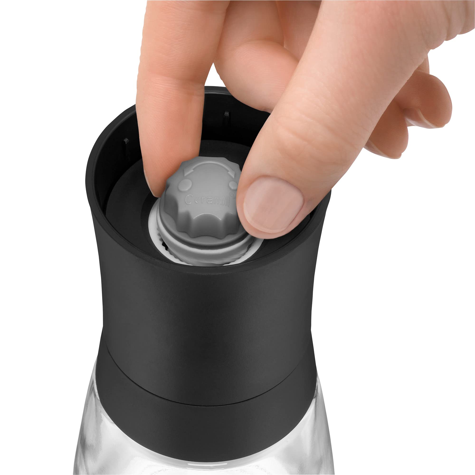 WMF Trend Spice Mill Black Empty with Ceramic Grinder.