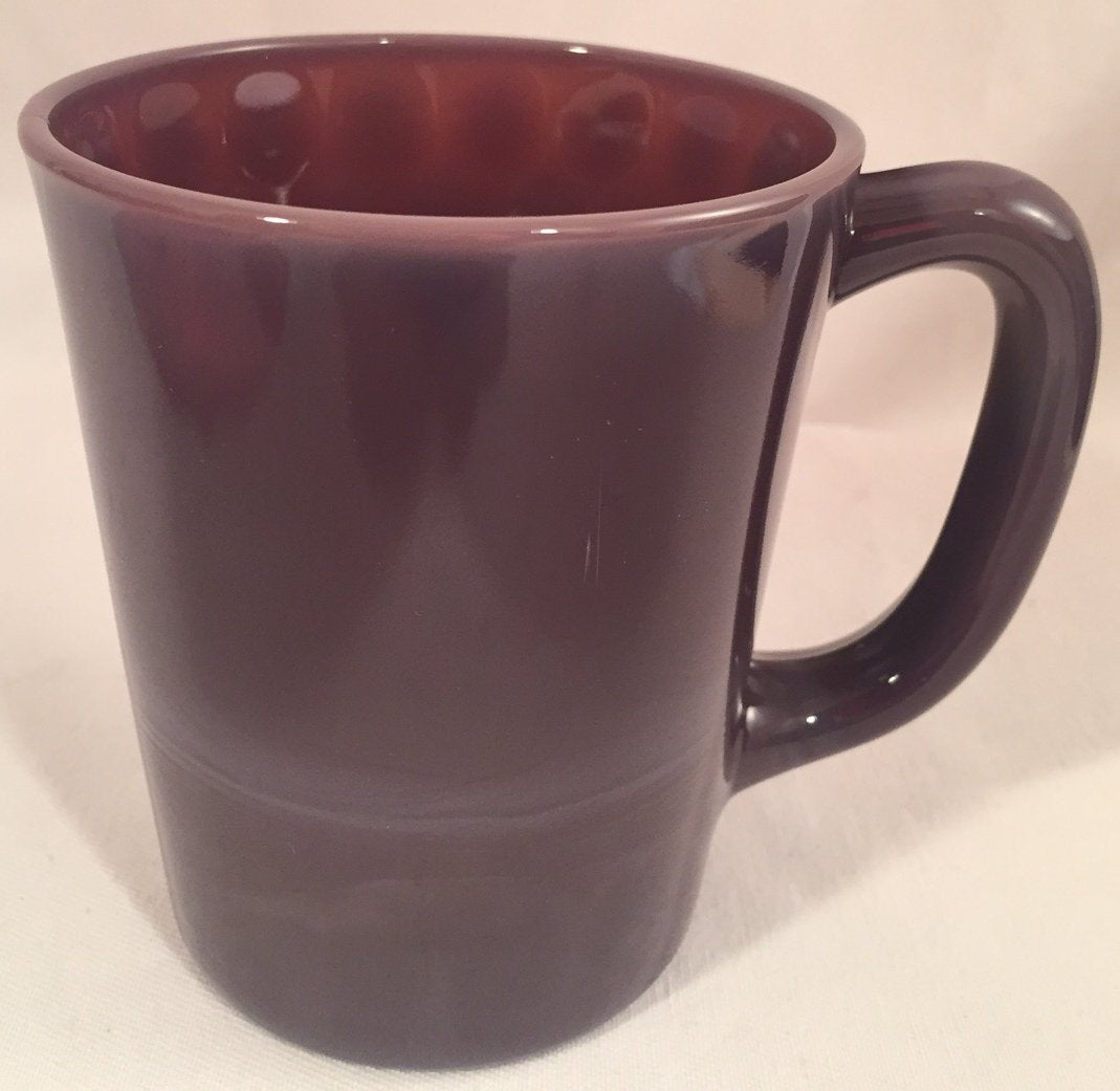 Glass Coffee Mug - Usa - American Made (1, Eggplant)