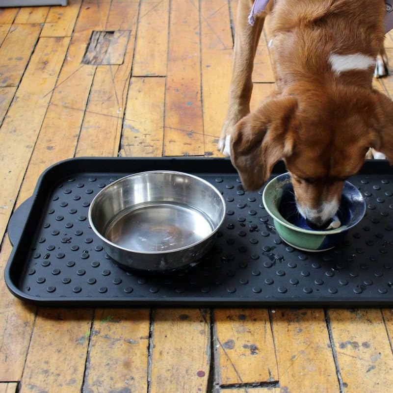 DIYEAH 3pcs Shoes Boot Tray Multi-Function Entryway Mat for Shoes Plants and Pet Bowls Sleek Design Easy to Use for Hallway and