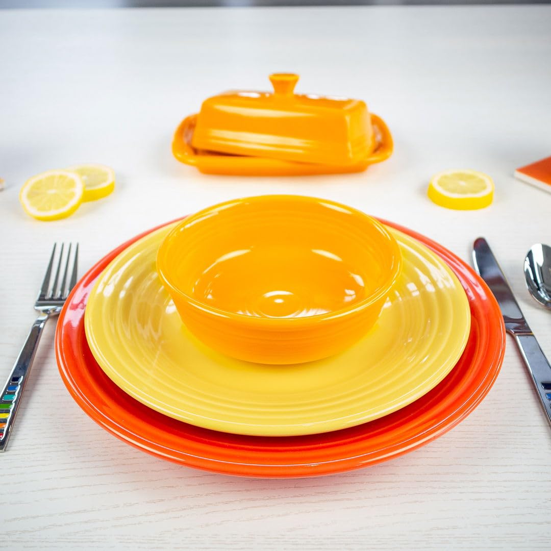 Fiesta 9-Inch Luncheon Plate, Sunflower