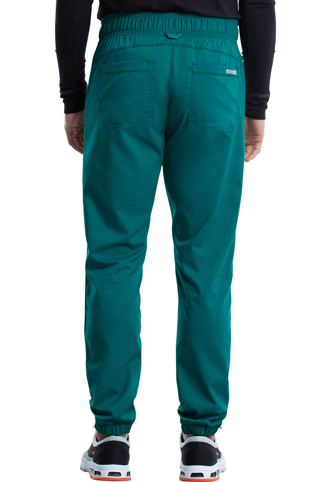 Cherokee Men Scrubs Pant Workwear Revolution Natural Rise Jogger Ww012T, M Tall, Hunter