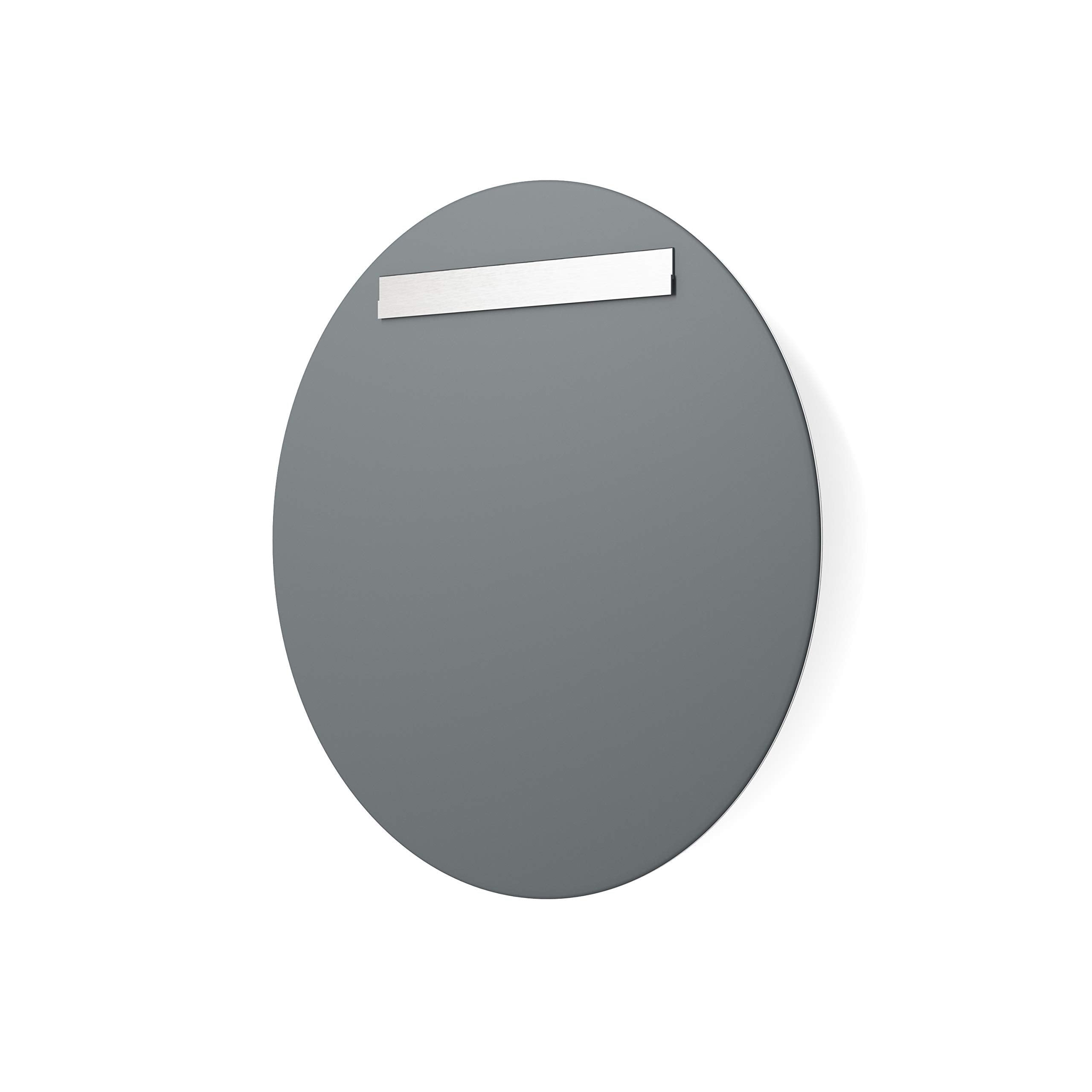 Better Bevel Frameless Round Mirror, 24'' Diameter Circle Bathroom Wall Mirror W/Beveled Edge