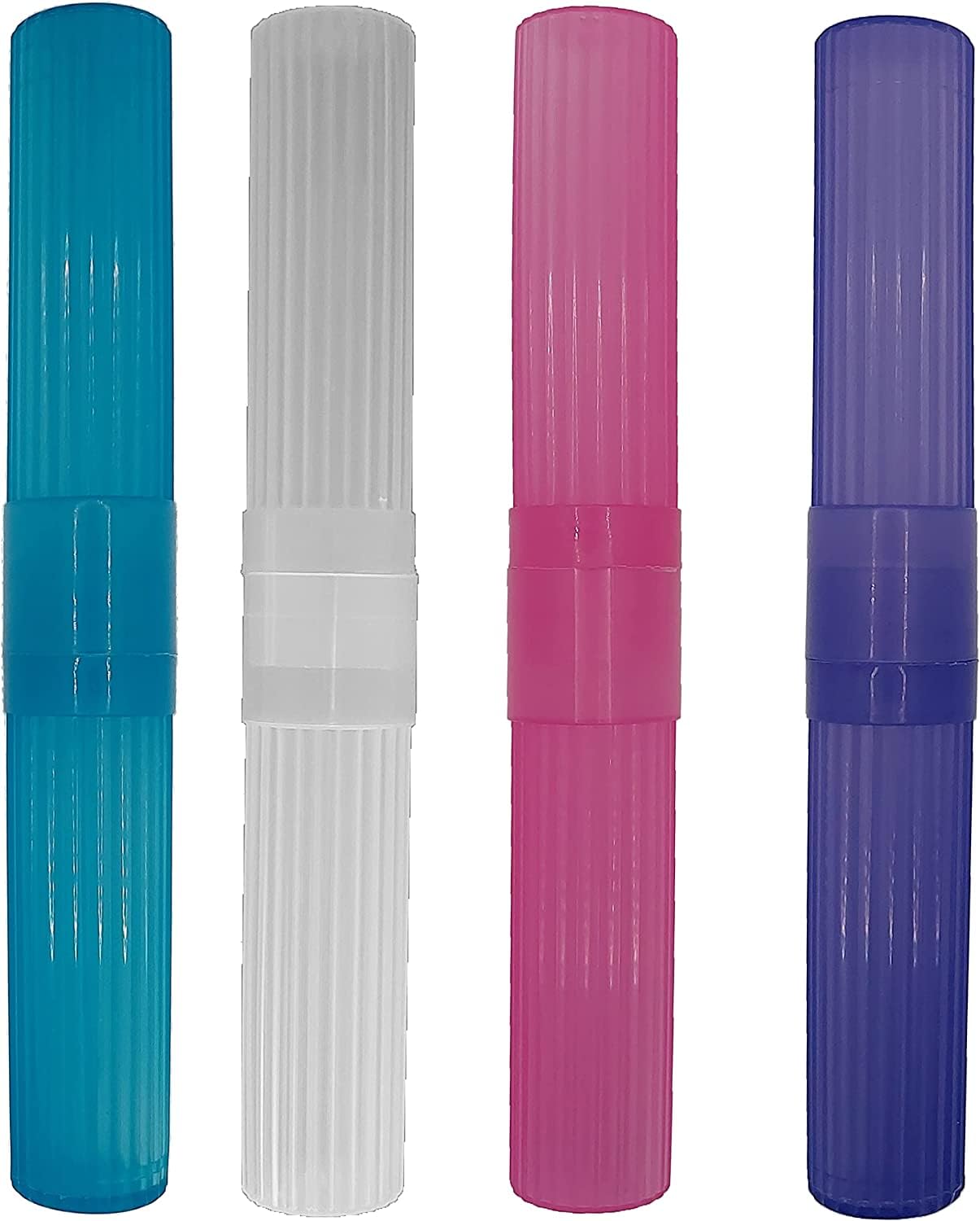 American Comb Toothbrush Holder (Blue,Pink,White,Purple) - Made In The Usa. W/Ventilation Holes.