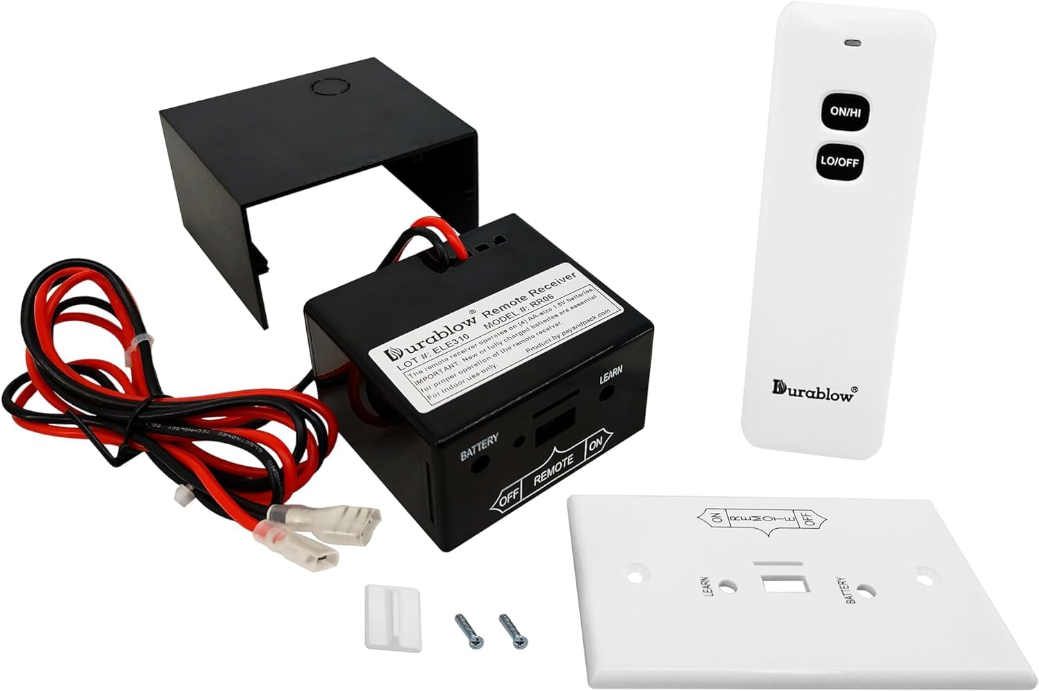 Durablow Ts1001 Gas Log/Fireplace On/Off Remote Control Kit For Modulating Variable Flame Servo Motor Gas Valves (Replacement Fo