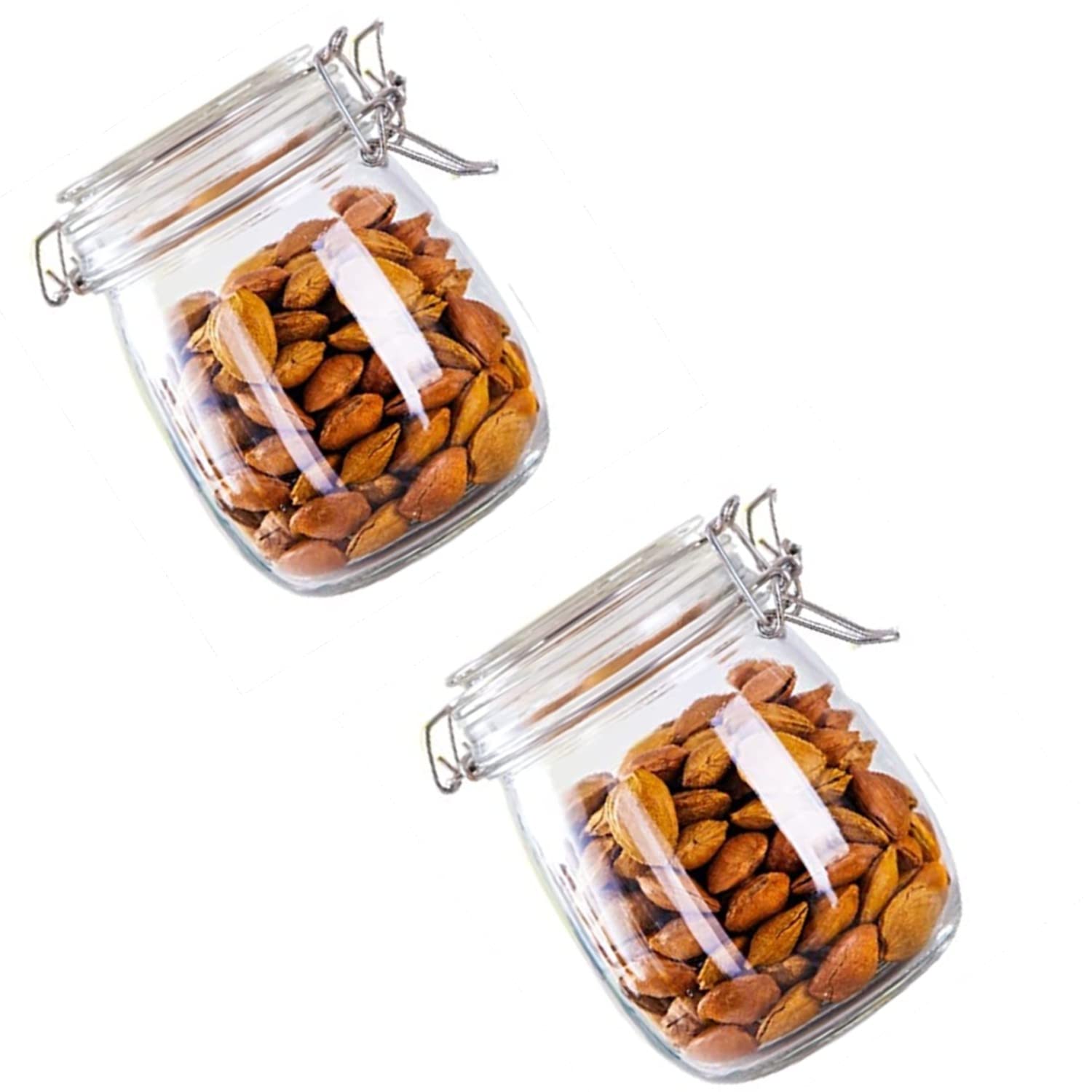 Prayas Glass Storage Containers For Pantry & Counter  Our Pantry Jars Feature An Upgraded Silicone Locking Handle  Jar Caniste
