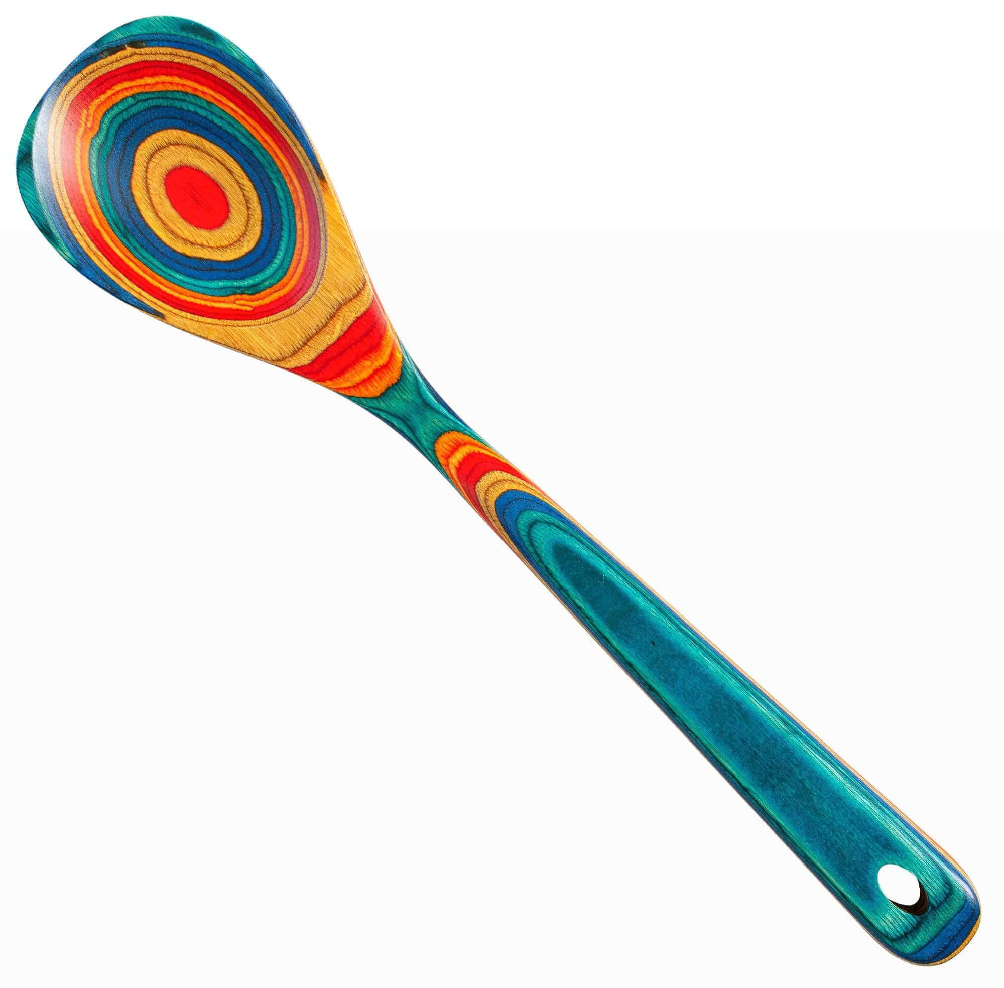 Baltique Montego Bay Collection 12-1/2'' Wooden Cooking Spoon, Safe For Nonstick