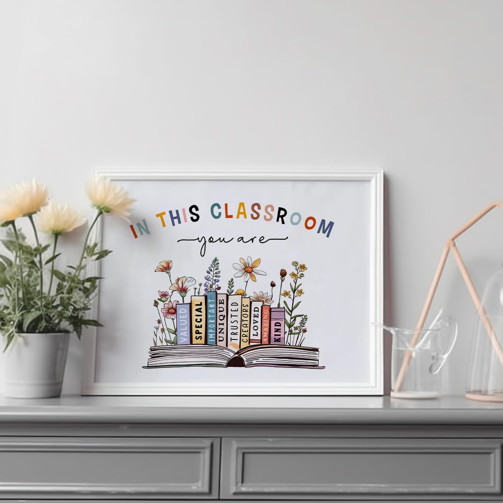Classroom Decor, Teacher Back To School Tapestry, In This Classroom, First Day Of School, Classroom Gift For Teacher, Classroom