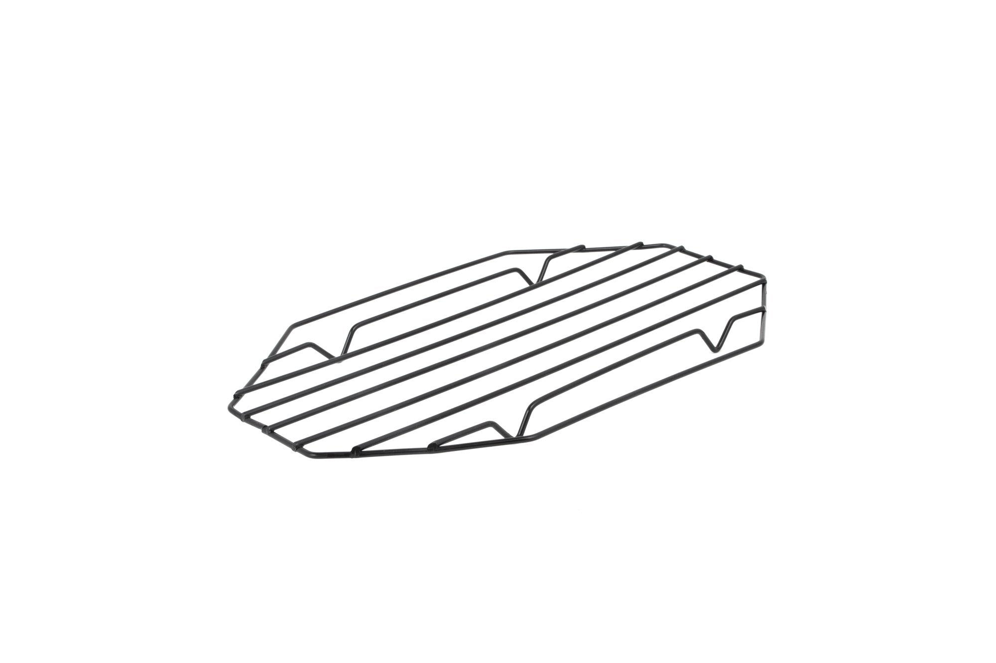 Fox Run Non-Stick Roasting/Cooling Rack, Iron, 10-Inch Oval, Metallic Finish, Model 5714