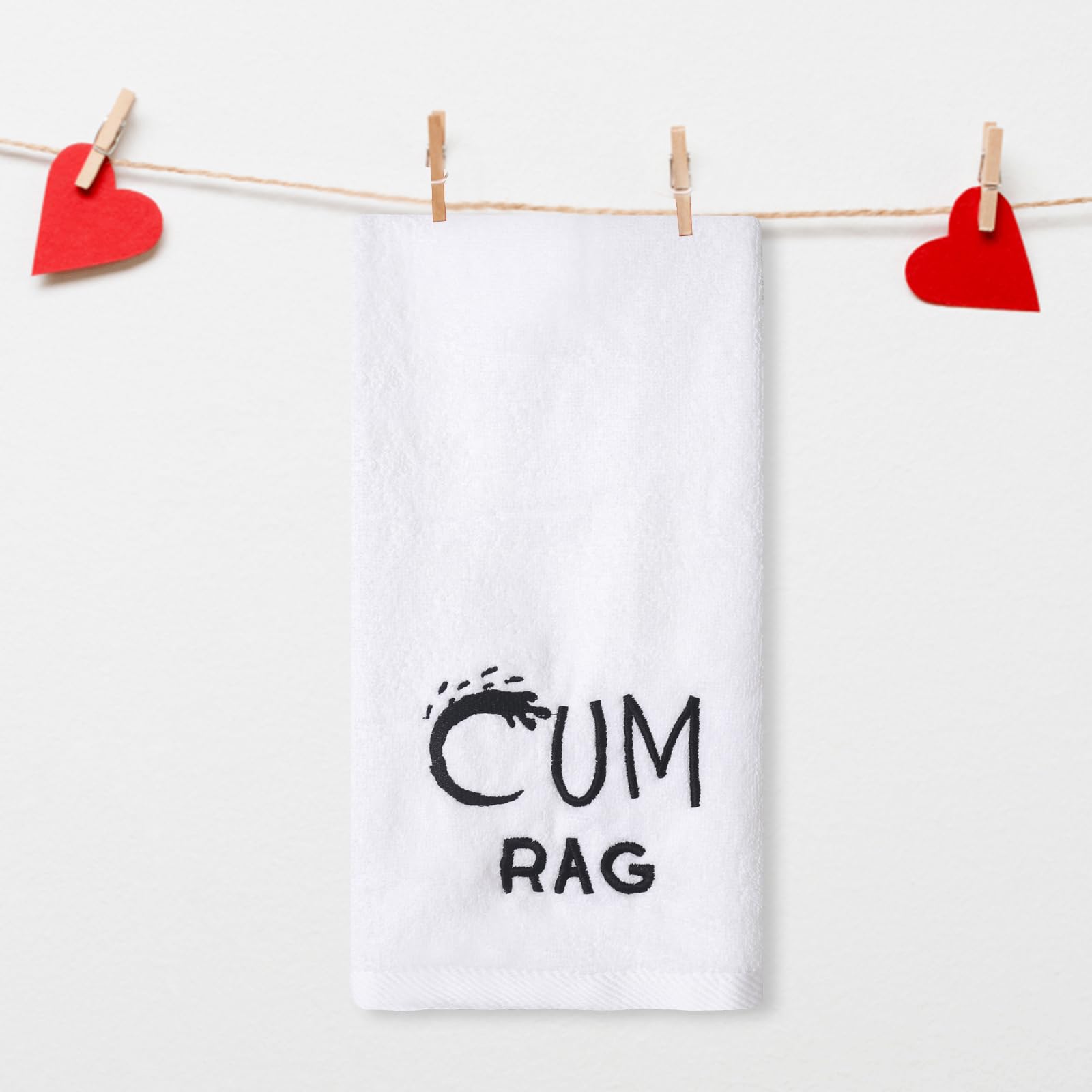 Plujoys Funny Naughty Towel Gift For Him, Valentine'S Day & Christmas, Soft Cotton Bath Towel, 13.5 X 5.5 Inches, Style-A, Machi