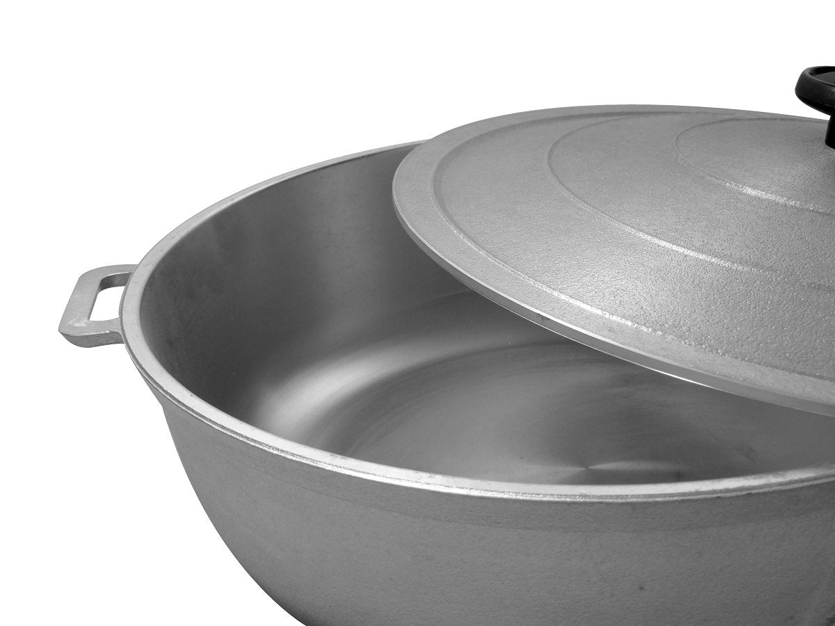 Uniware 9900 Super Quality Aluminum Caldero,Dutch Oven,2.6 Qt,Silver (22Cm (8.7-Inch))