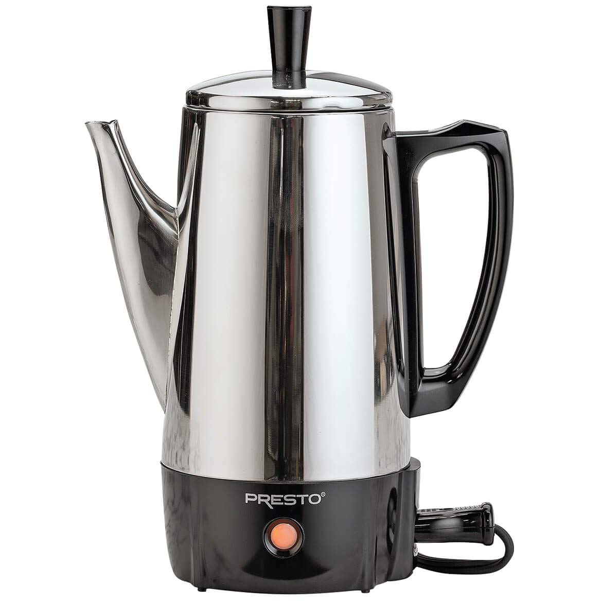 Presto 12 Cup Stainless Steel Coffee Maker, Chrome