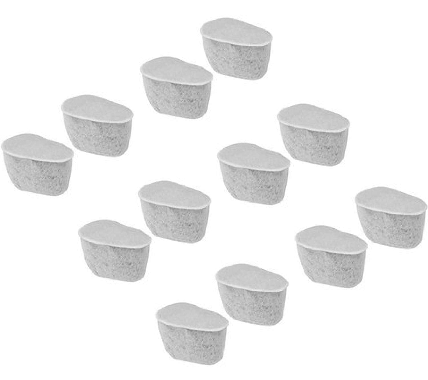 Nispira Charcoal Water Filters Replacement For Krups Coffee Makers F472 - 12 Pks