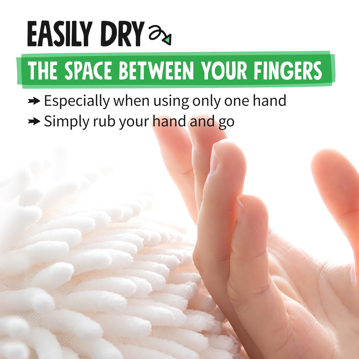 Sophie & Panda Fuzzy Ball Hand Towels (Set Of 2) - Dry Your Hands Instantly And Conveniently With This Creative Hand Towel Fruit