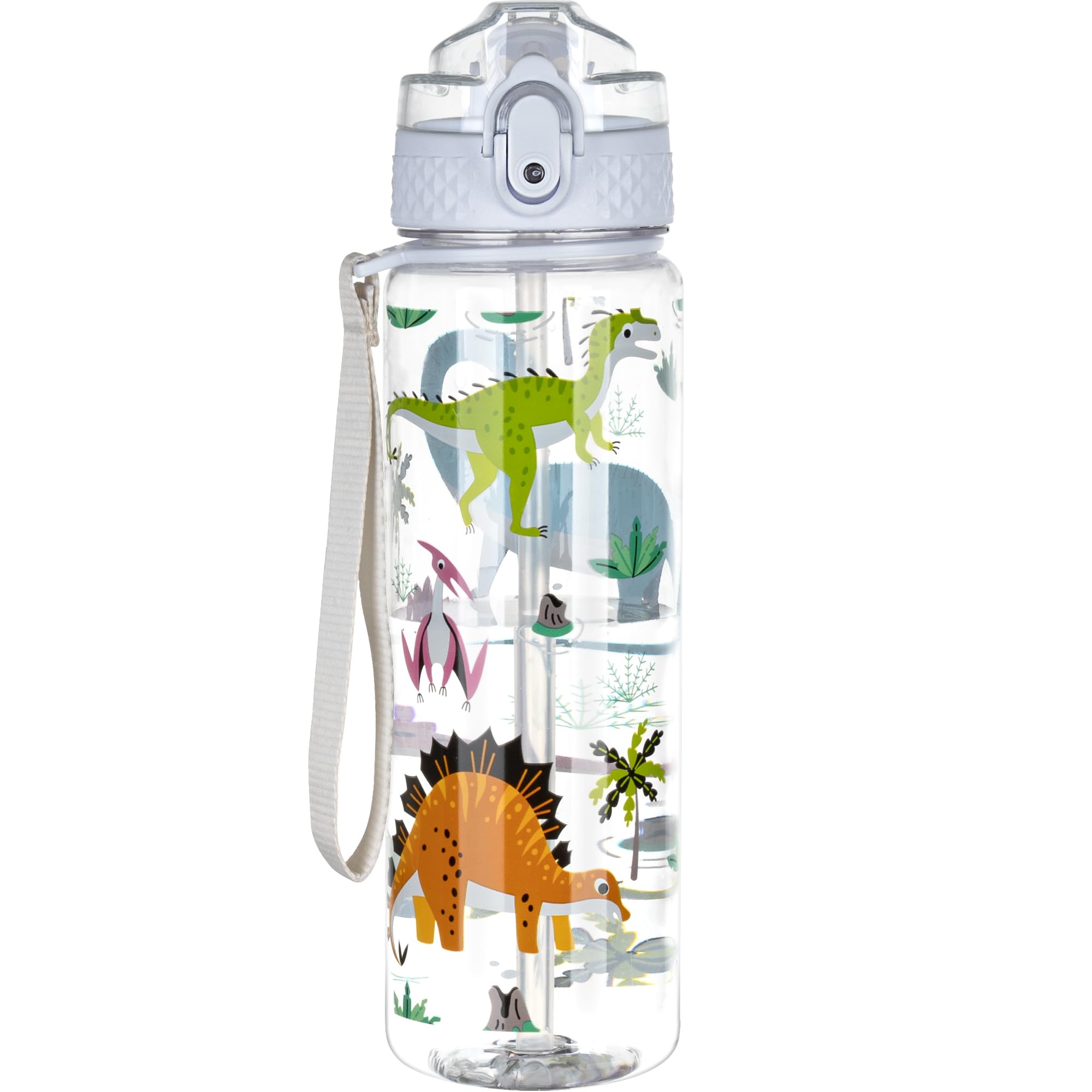 OLDLEY 17oz Kids Water Bottle for school Girls Boys, Water Bottle With Silicone Straw, Leak-Proof Tritan BPA-Free, Reusable wate