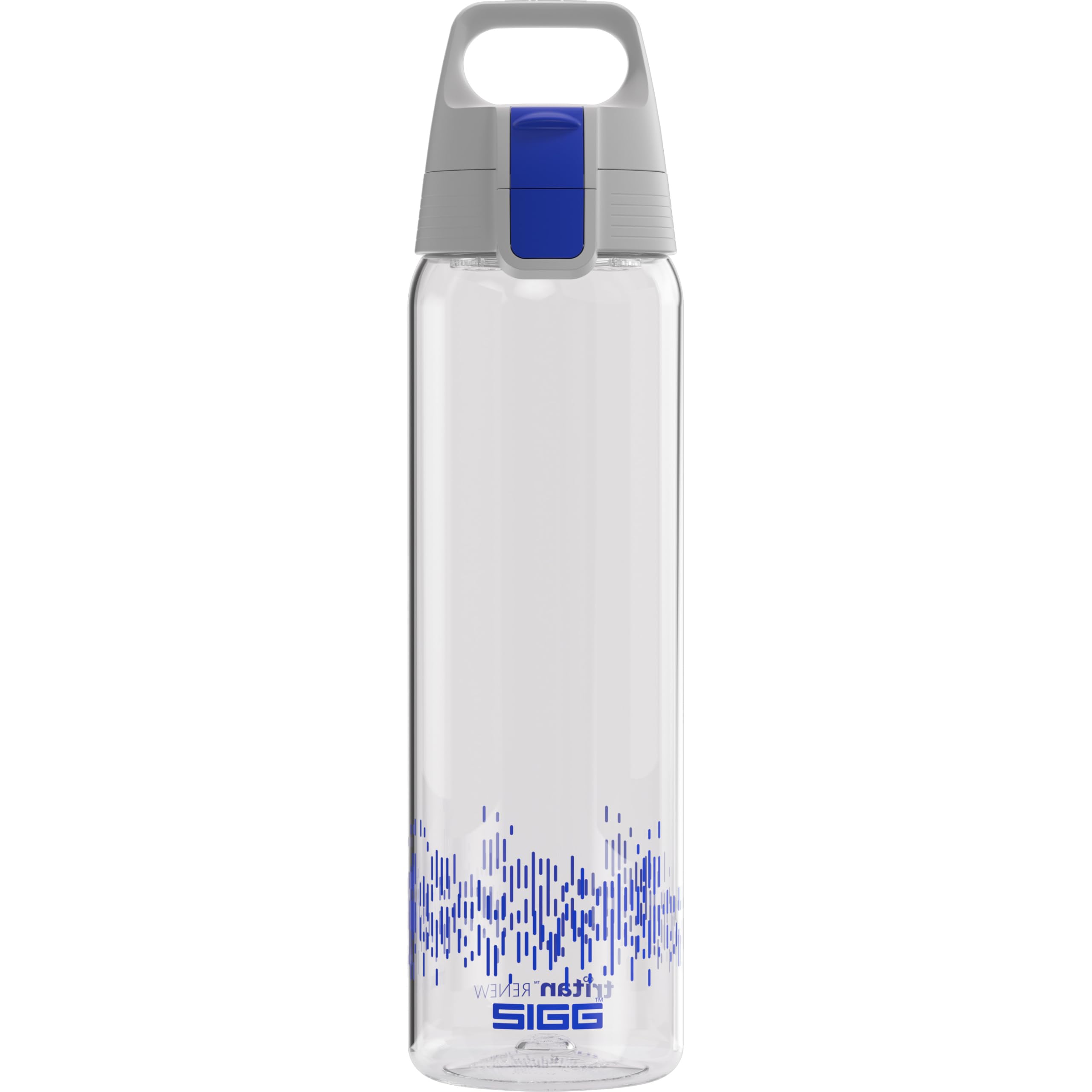 SIGG - Tritan Water Bottle - Total Clear ONE MyPlanet Blue - Suitable For Carbonated Beverages - Dishwasher Safe - Leakproof - Lightweight - Scratch Resistant - BPA Free - 25 oz