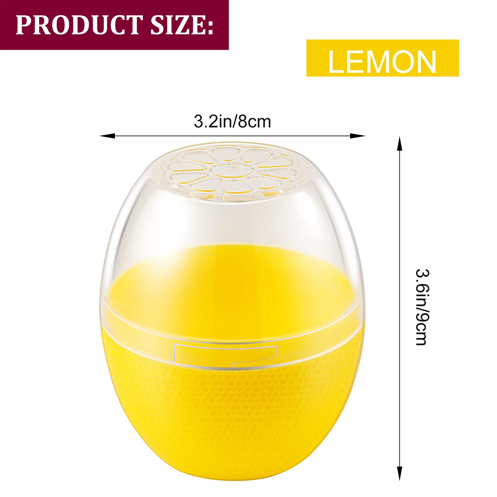 Lemon Storage Containers, Reusable Lemon Keeper For Refrigerator, Individual Lime Saver Holder Organizer For Fridge To Keep Lemo