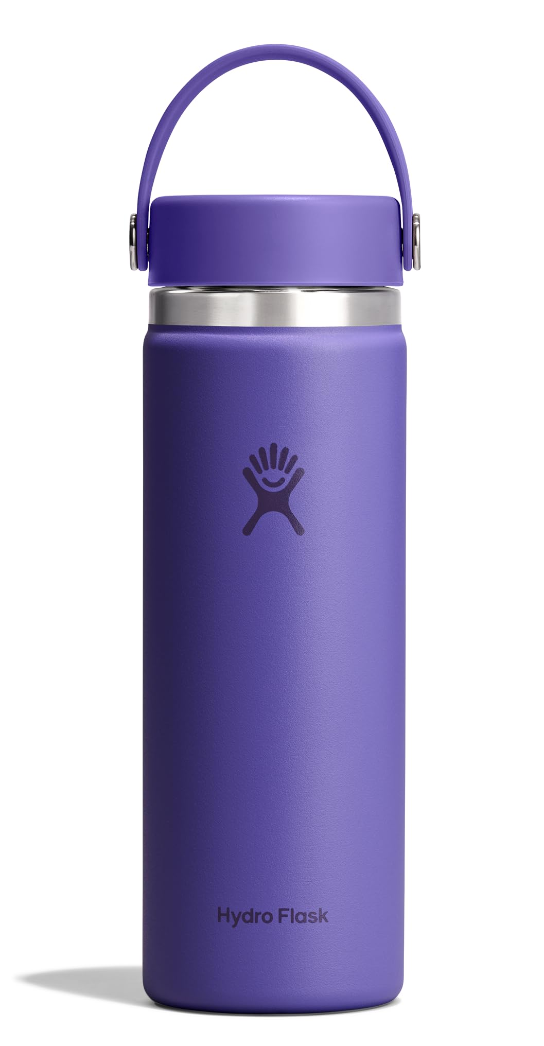 Hydro Flask Water Bottle  Insulated Stainless Steel  Wide Mouth Flex Lid, Non Spill, Leakproof and Refillable in 20 Oz Utopia 