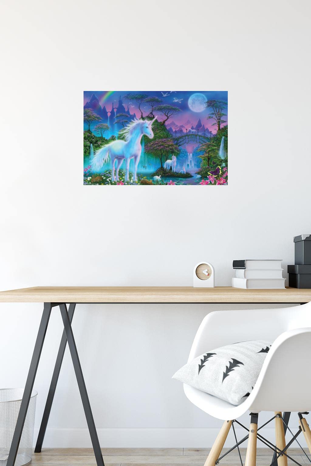 Trends International Unicorn Meadow Wall Poster, 14.725'' X 22.375'', Premium Unframed Version