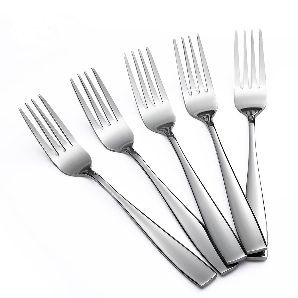 Eslite Staintess Steel Salad Forks Set,6.7-Inch,12-Piece