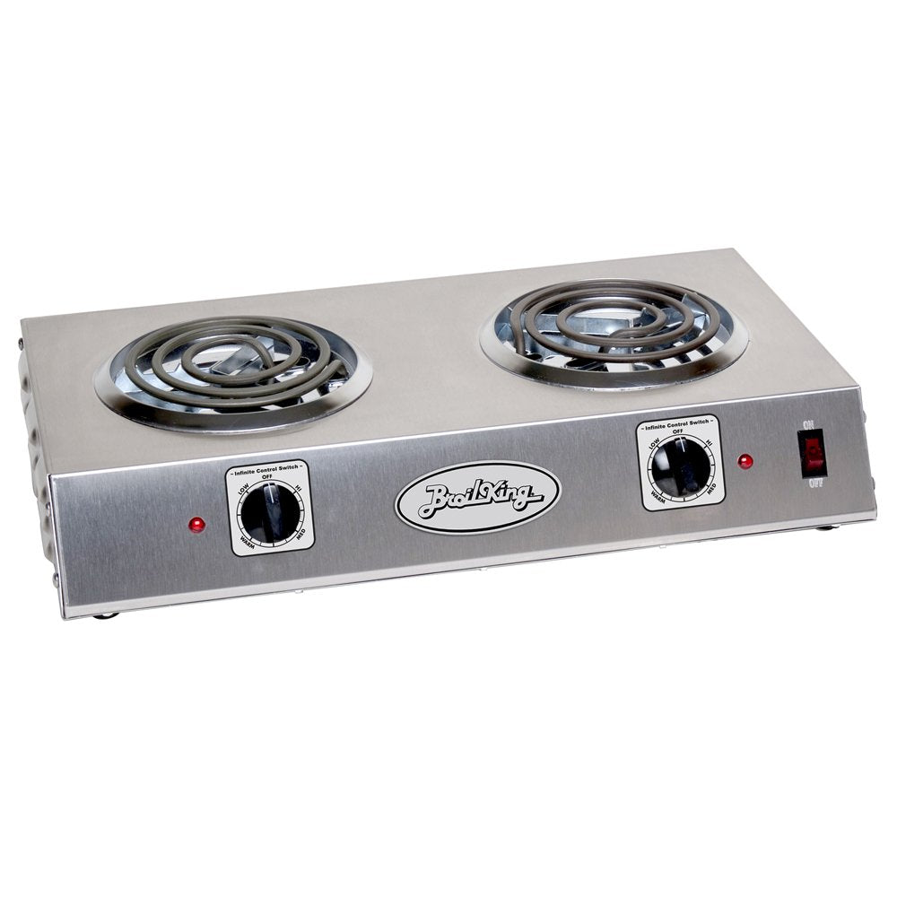 Professional Double Burner Range - Stainless