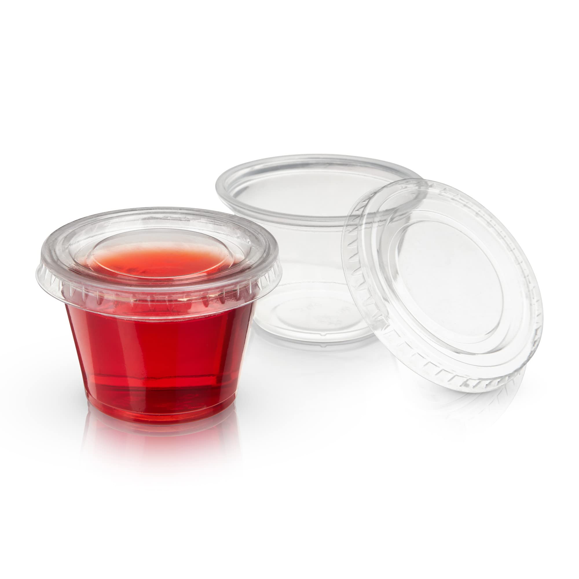 True Party: 2.5 Oz Jello Shot Cups With Lids, Set Of 25
