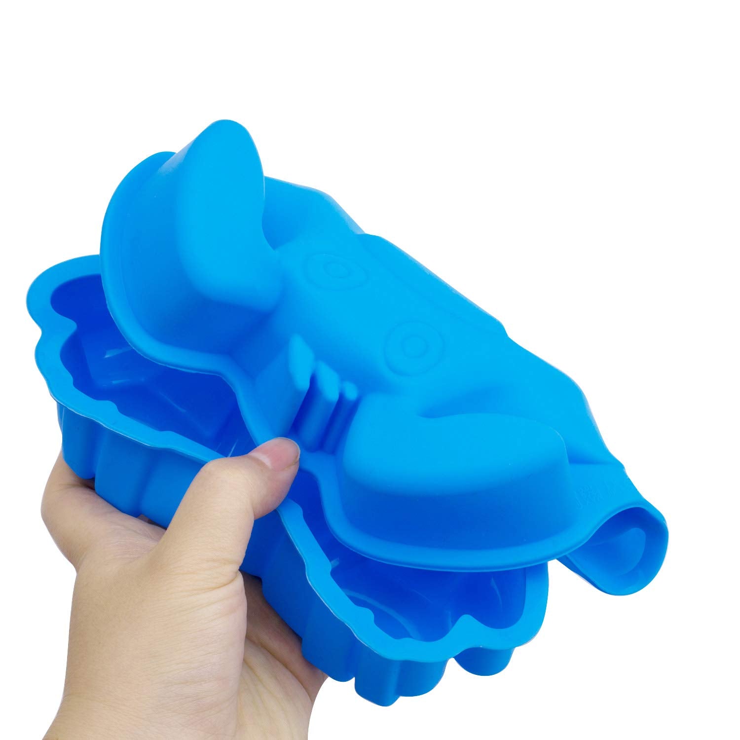 Fewo Small Puppy Dog Cake Pan, Non-Stick Pup Dog Silicone Baking Mold Tray For Muffin Loaf Bread Toast Mousse Scone Baking Suppl