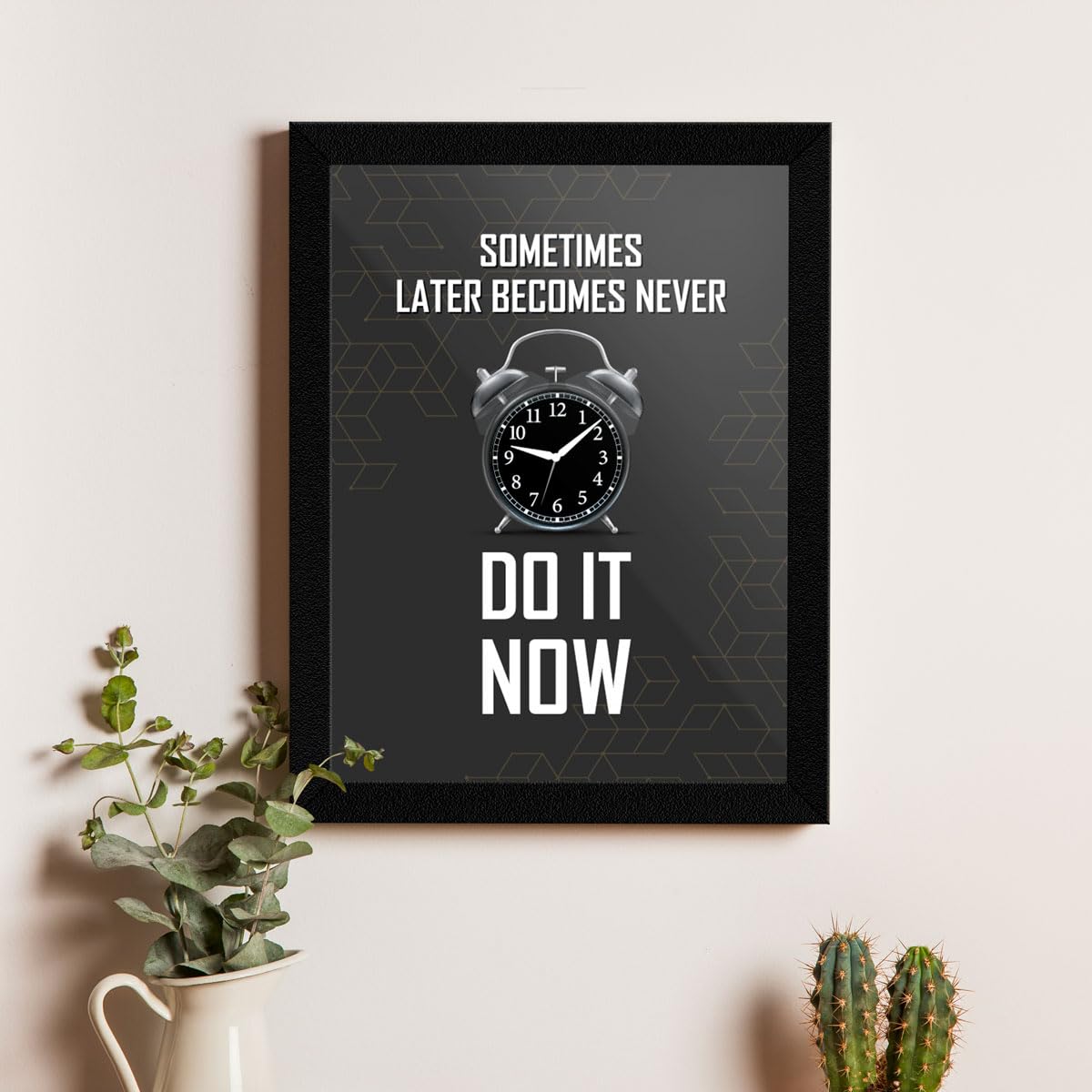 Artx Paper Gym Big Health Quotes Wall Frame Art Painting, Multicolor, Inspirational, 10X13 Inches Each, 20 X 26 Inches Combined,