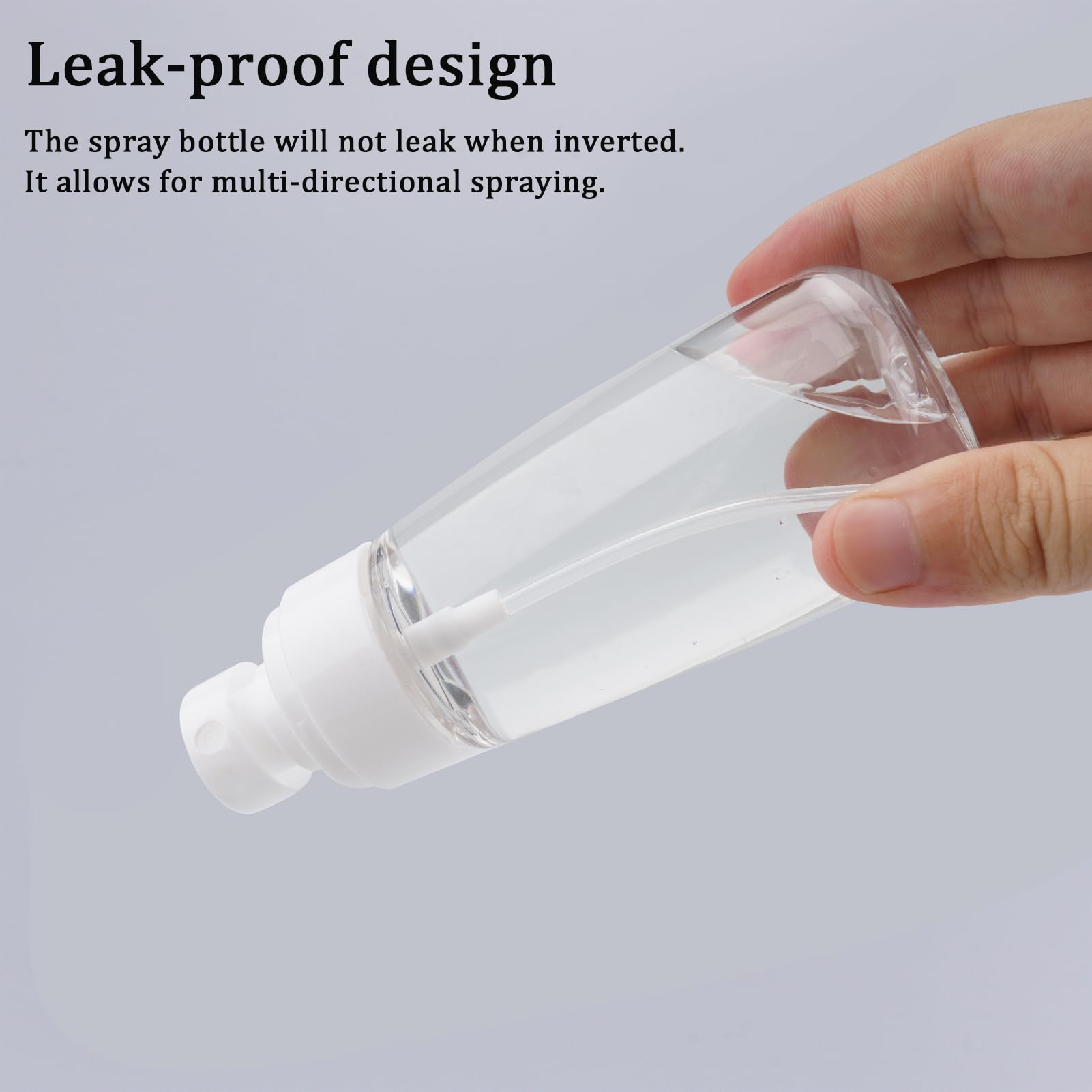 Cosywell Fine Mist Spray Bottle Tsa Approved 3.4Oz 100Ml 3 Pack Empty Cosmetic Refillable Travel Containers Plastic Spray Bottle