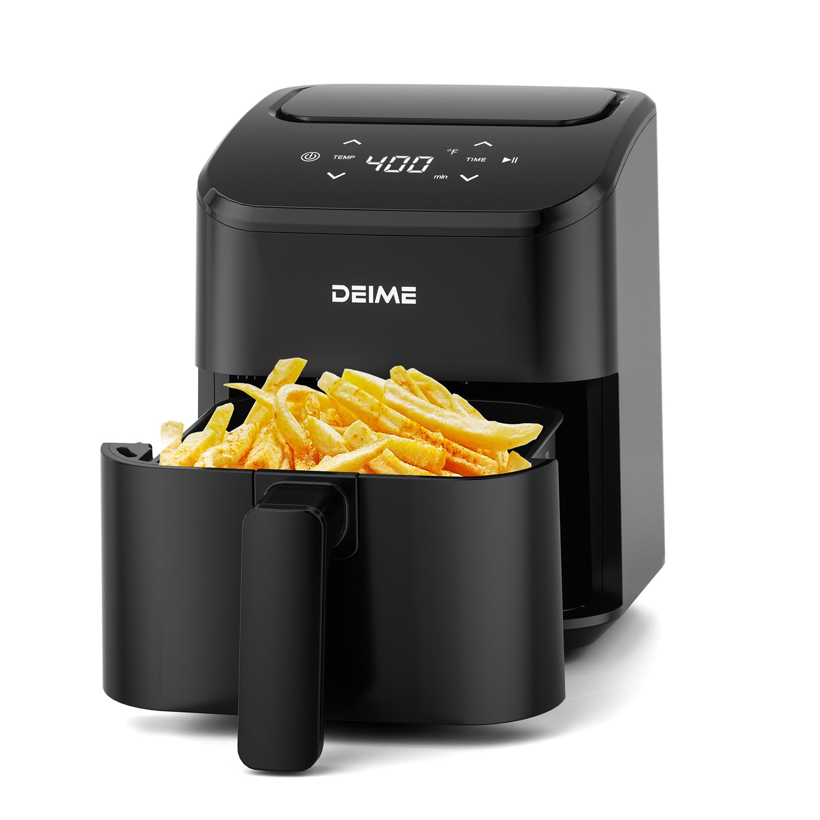 DEIME Air Fryer, Small Digital 3 Qt Airfryer Space Saving Compact, Bake, Reheat, Roasts for Quick Easy Meals, Mini Compact & Qui