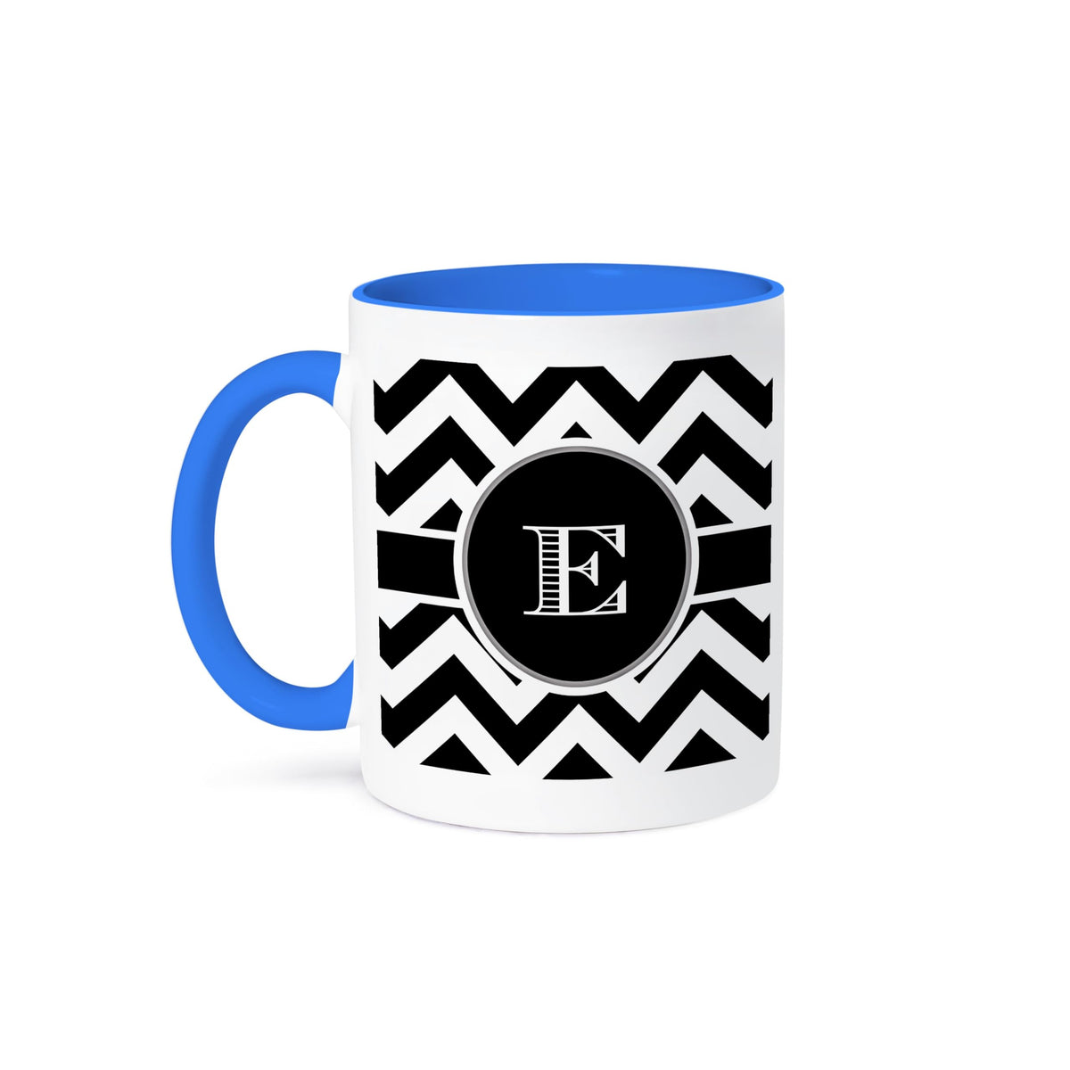 3dRose Mug, 15oz, Blue/White