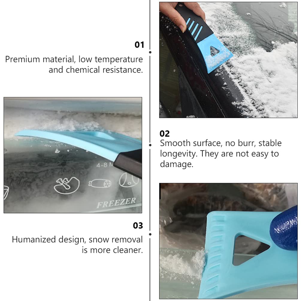 Doitool Plastic Refrigerator Ice Shovel Ice Scraper Defrost Shovel Snow Ice Remover Scoop Freezer Shovel Defroster Cleaning Free