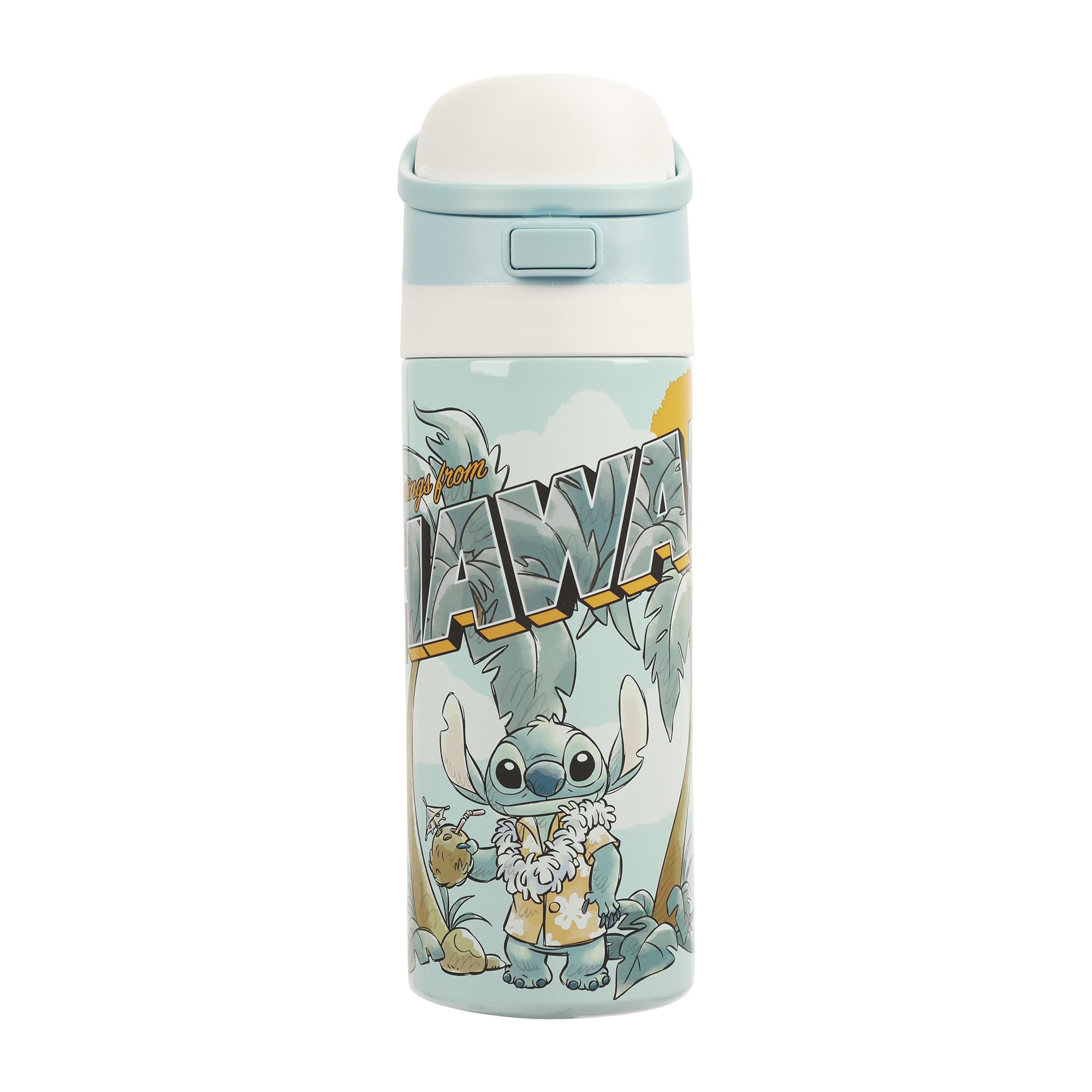 Lilo & Stitch Hawaii Stitch Blue 24 Oz Stainless Steel Tumbler