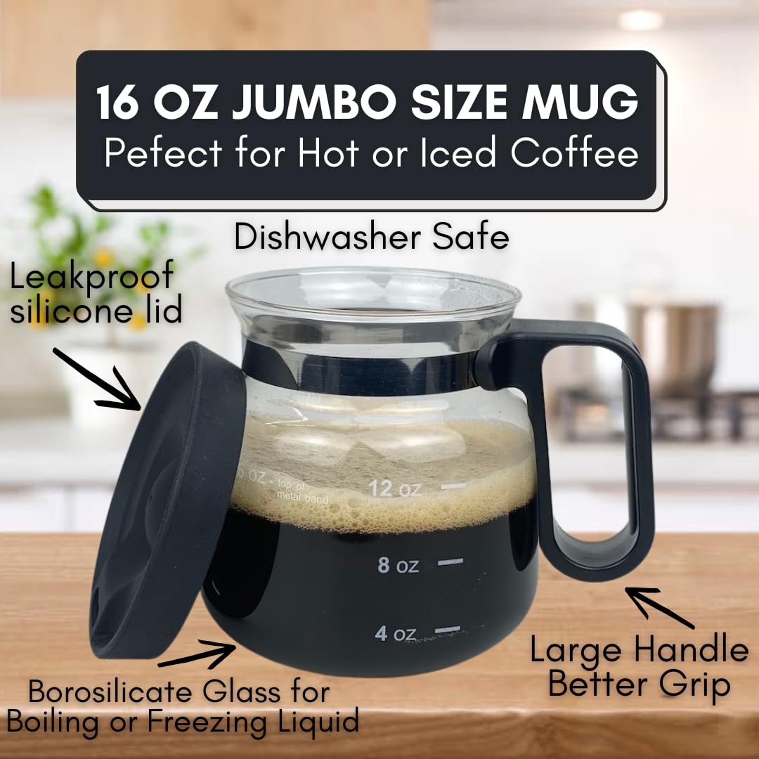 Mini Mocha - Coffee Pot Coffee Mug - 16 oz Funny Coffee Pot Mug - Great Novelty Mug That Friends & Coworkers will love - Makes a
