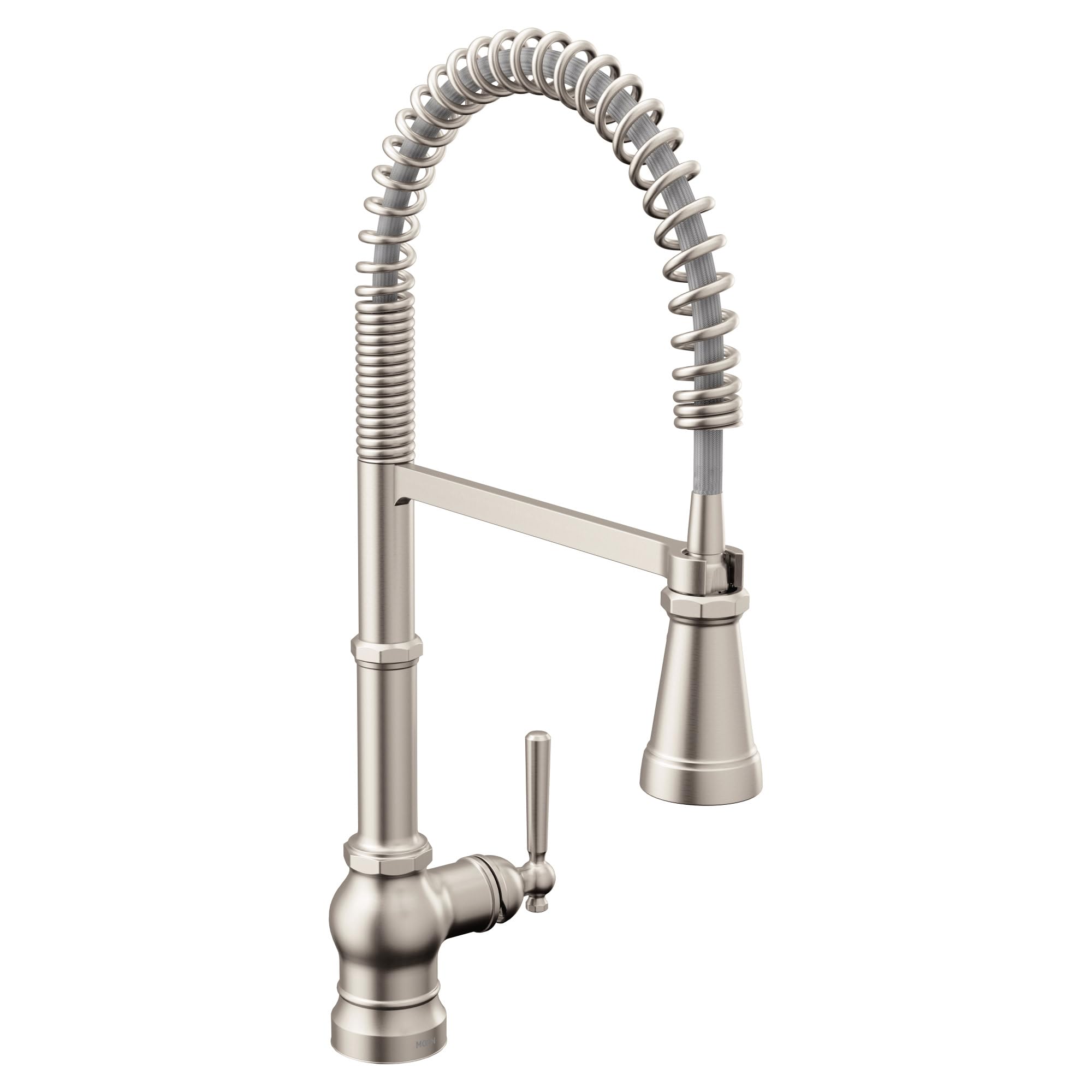 Moen Paterson Stainless Spring Pulldown Kitchen Faucet with Pre-Rinse and Power Boost, Traditional Kitchen Faucet, One Handle Ea