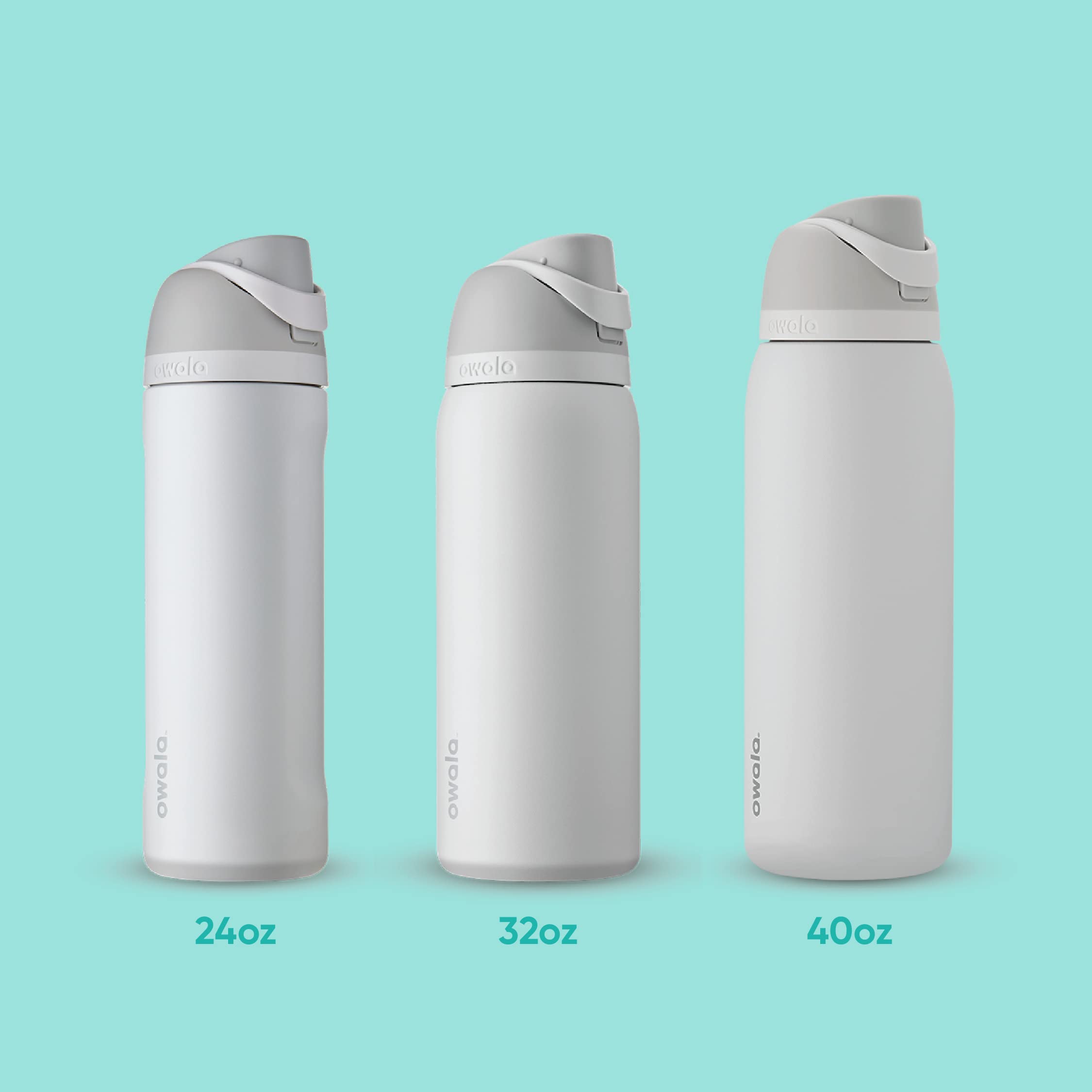 Owala Freesip Insulated Stainless Steel Water Bottle With Straw, Bpa-Free Sports Water Bottle, Great For Travel, 40 Oz, Very, Ve