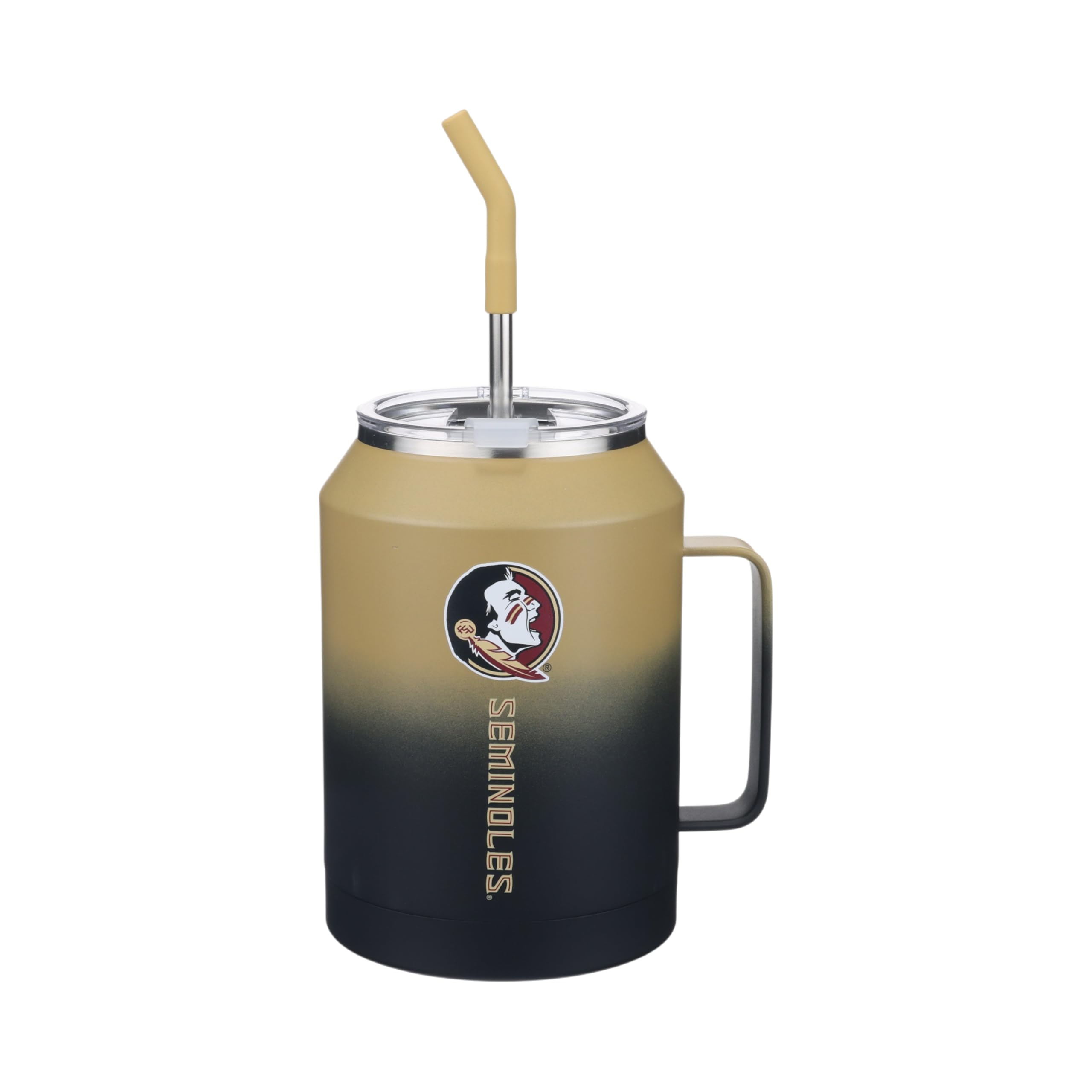 The Memory Company Officially Licensed 50oz Ombre Water Jug with Handle and Straw, Florida State University