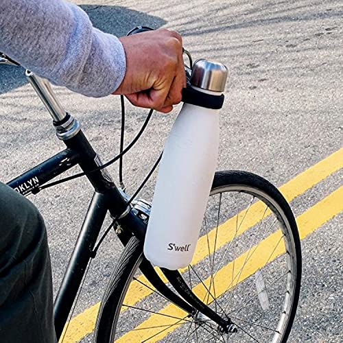 S'Well Bottle Handle, Fits 9Oz, 17Oz, And 25Oz Original Bottles, Onyx, Comfortable Carrying On The Go, Flexible Silicone Grip, B