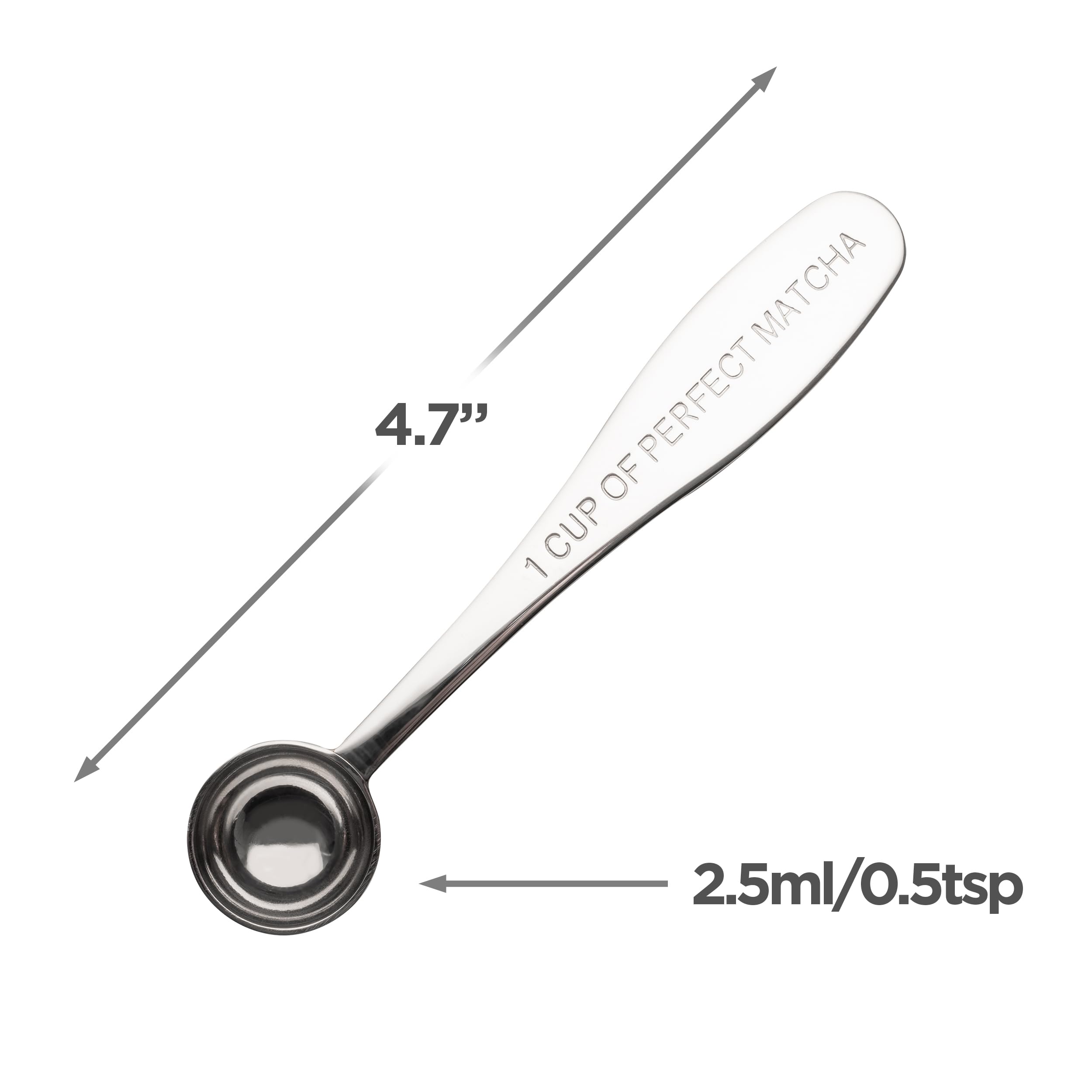 Stainless Steel Matcha Measuring Teaspoon By Pure Matcha