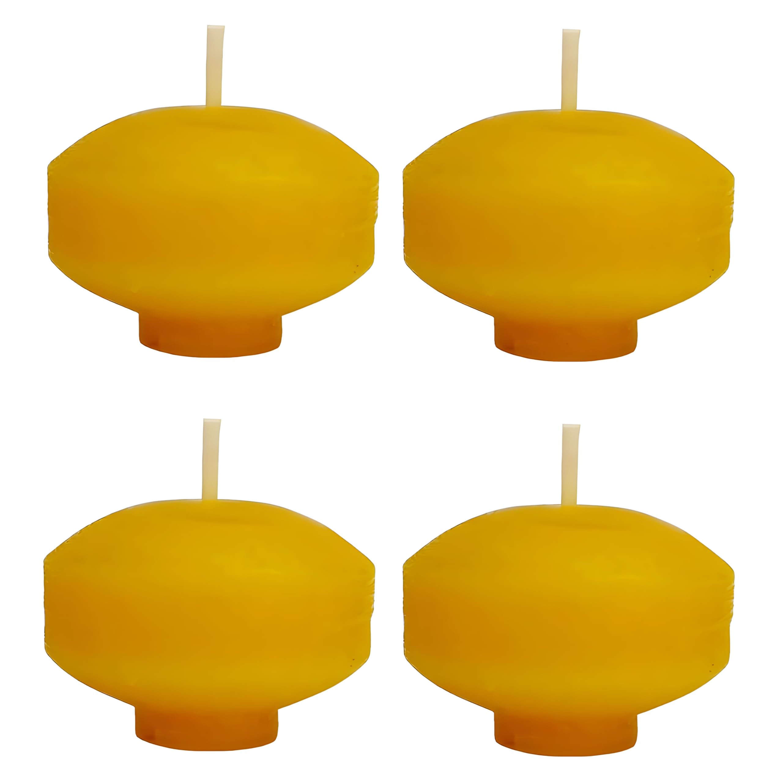 Pure Indian Candle Handmade Vanilla Scented Nugget Floating Candle PICNG001 (Pack of 4)