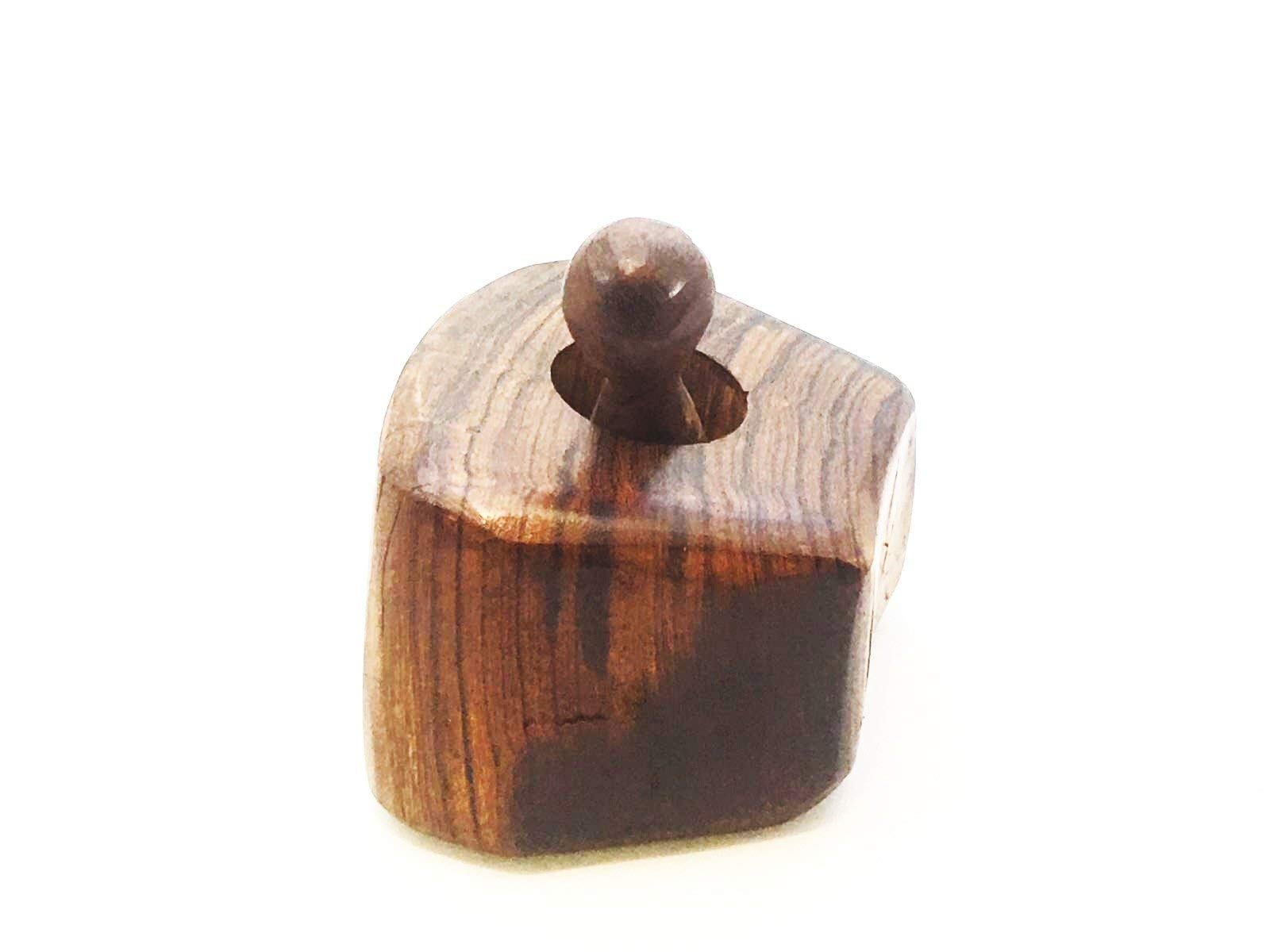 Iecap Llc Wood Pepper Grinder - Kitchen Ironwood Wooden Mill, Size: Length - 4 Inches, Width - 3.5 Inches, Height - 4.5 Inches.