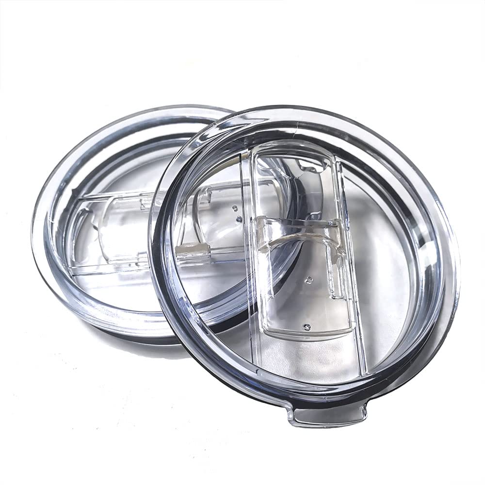 20 Oz Tumbler Lids, Pivhwir 2 Pcs Cover Replacemen Spill-Proof Splash Resistant Travel Mug Lid Fits For Inner Diameter 3.15 Inch