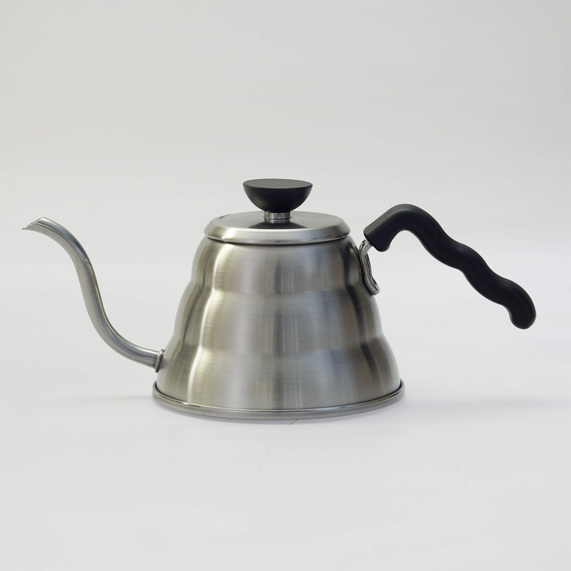 Hario V60 ''Buono'' Drip Kettle Stovetop Gooseneck Coffee Kettle 1.0L, Stainless Steel, Silver