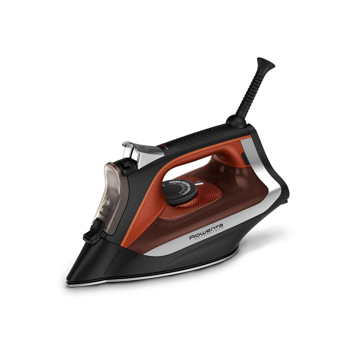 Rowenta, Iron, Access Stainless Steel Soleplate Steam Iron For Clothes, 300 Microsteam Holes, 1700 Watts, Lightweight, Auto-Off,