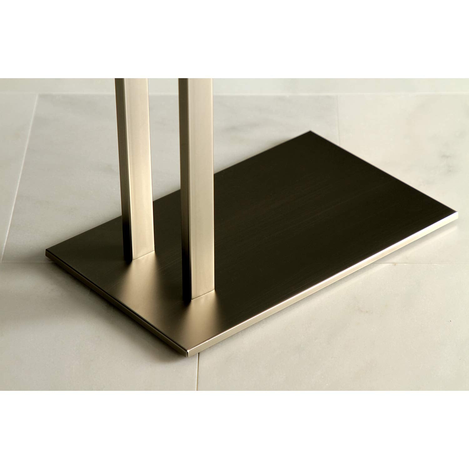 Kingston Brass Scc8008 Edenscape Freestanding Towel-Rack, Brushed Nickel