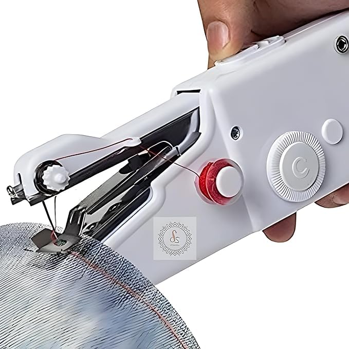 Stonsell Handy Stitch Mini Hand Sewing Machine | Portable Stapler Style Silai Machine For Quick Repairs & Home Tailoring | Light