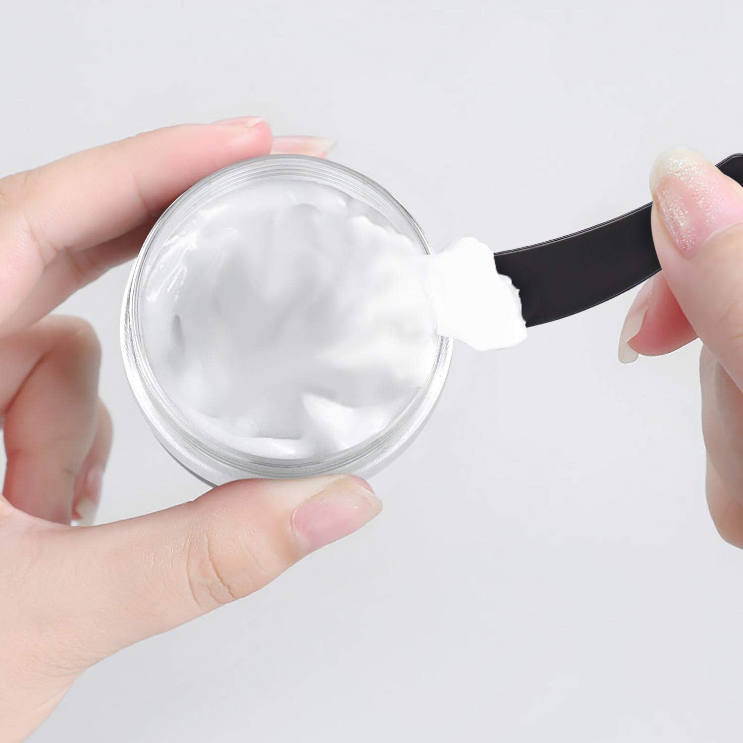 100 Pieces Cream Jars With Lids And Makeup Spoon 20 Grams Empty Jars Cosmetic Containers Lip Scrub Containers Sample Containers