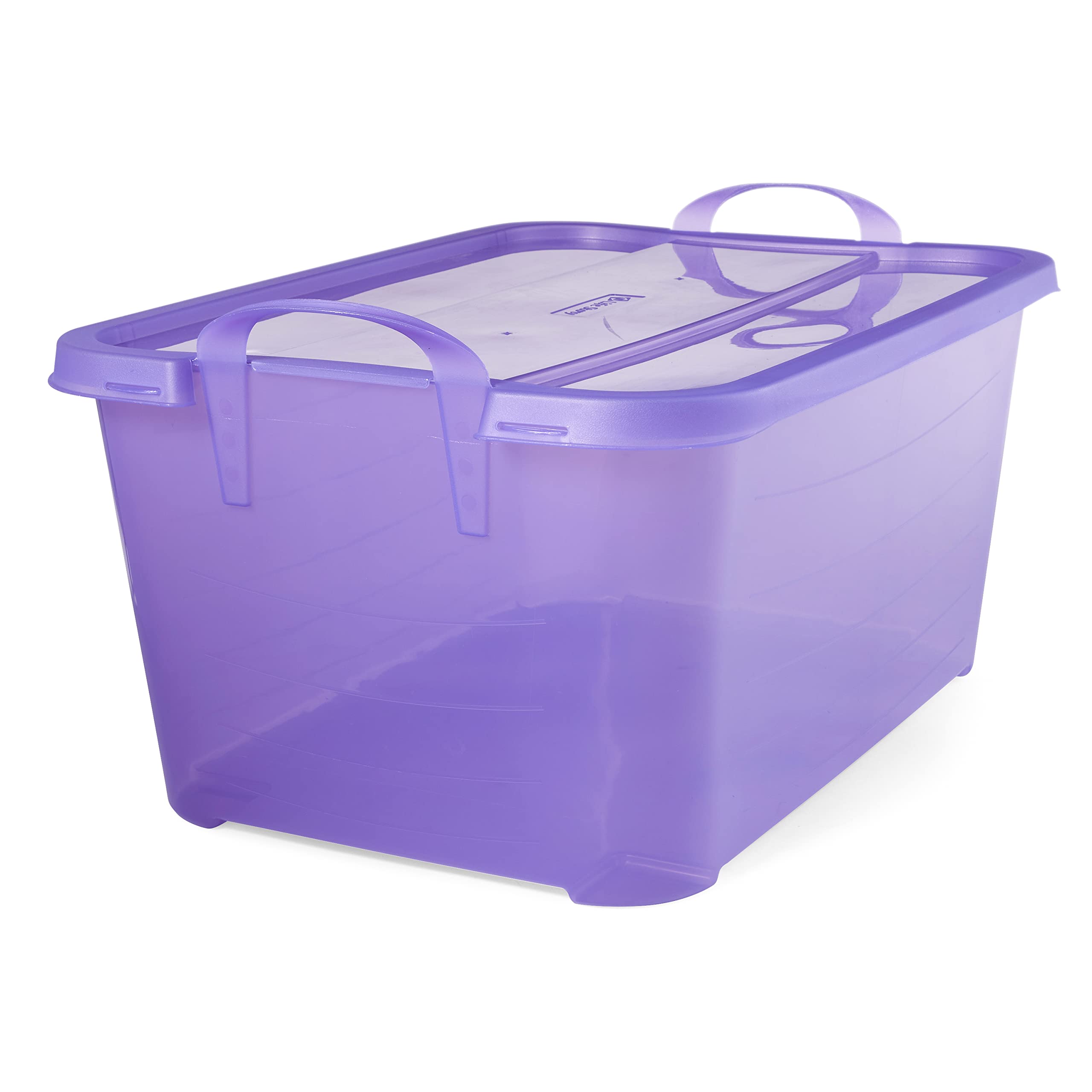 Life Story Stackable 55 Quart Plastic Storage Tote Home Or Office Large Organization Container Bins With Latching Lids And Handl