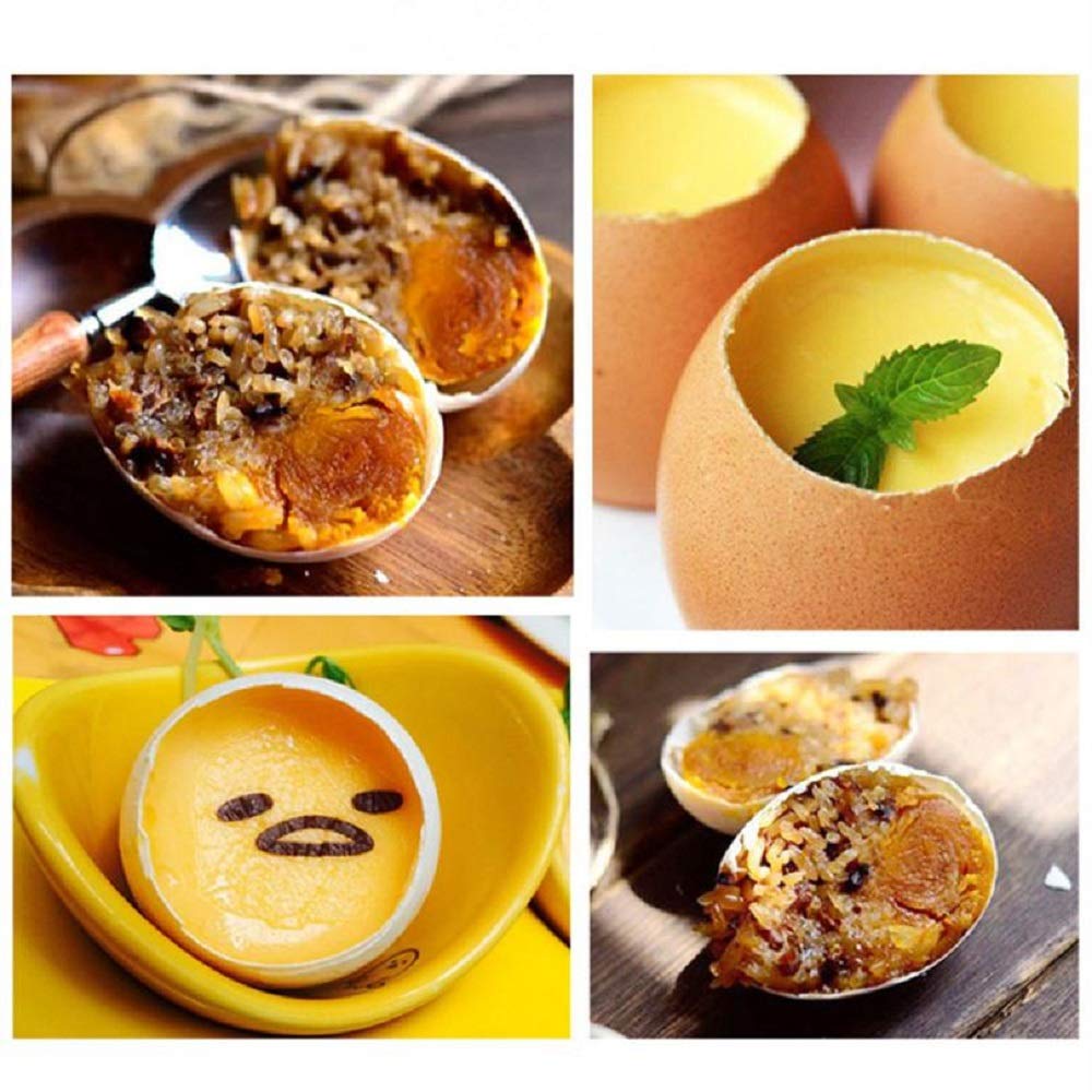 Mayata 2Pcs Metal Stainless Steel Egg Scissors Egg Topper Cutter Shell Opener Boiled Raw Egg Open Creative Kitchen Accessories T