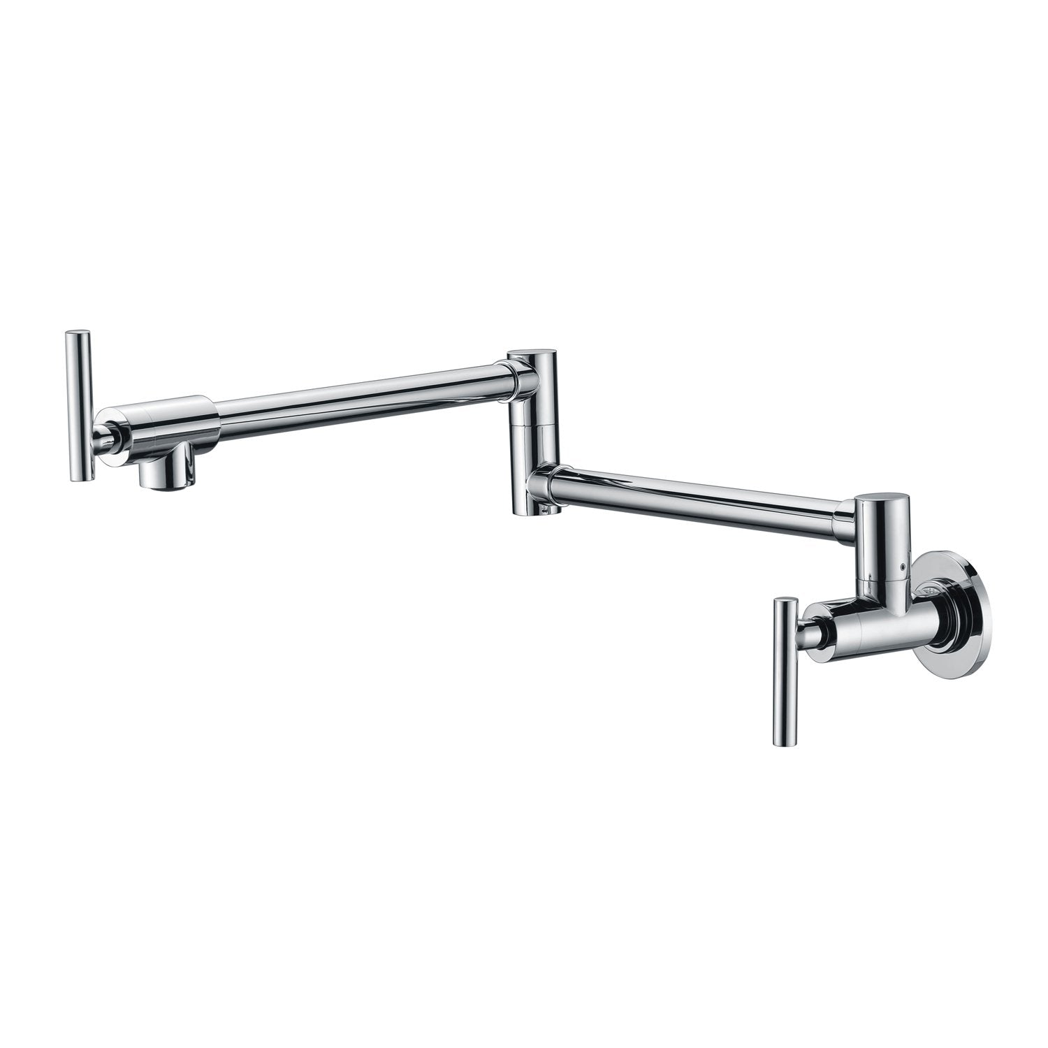 Sumerain Pot Filler Faucet Wall Mounted Stove Pot Filler in Chrome Finish