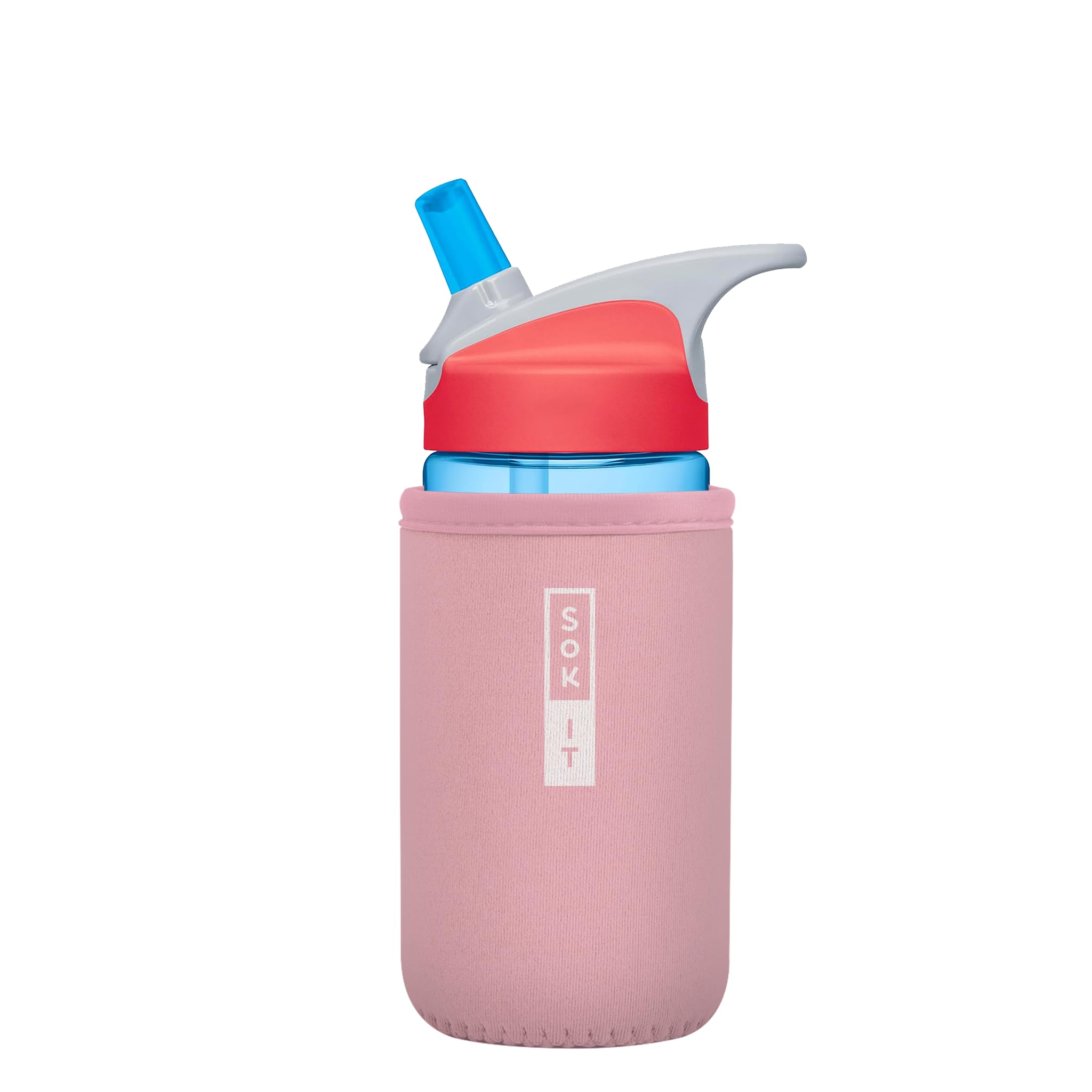 Sok It BotlSok Water Bottle Sleeve Insulated Neoprene Cover (Millennial Pink, Fits 12oz CamelBak or Nalgene)